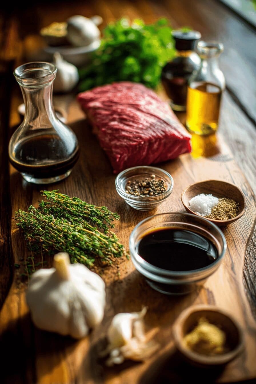 Balsamic Marinated Flank Steak