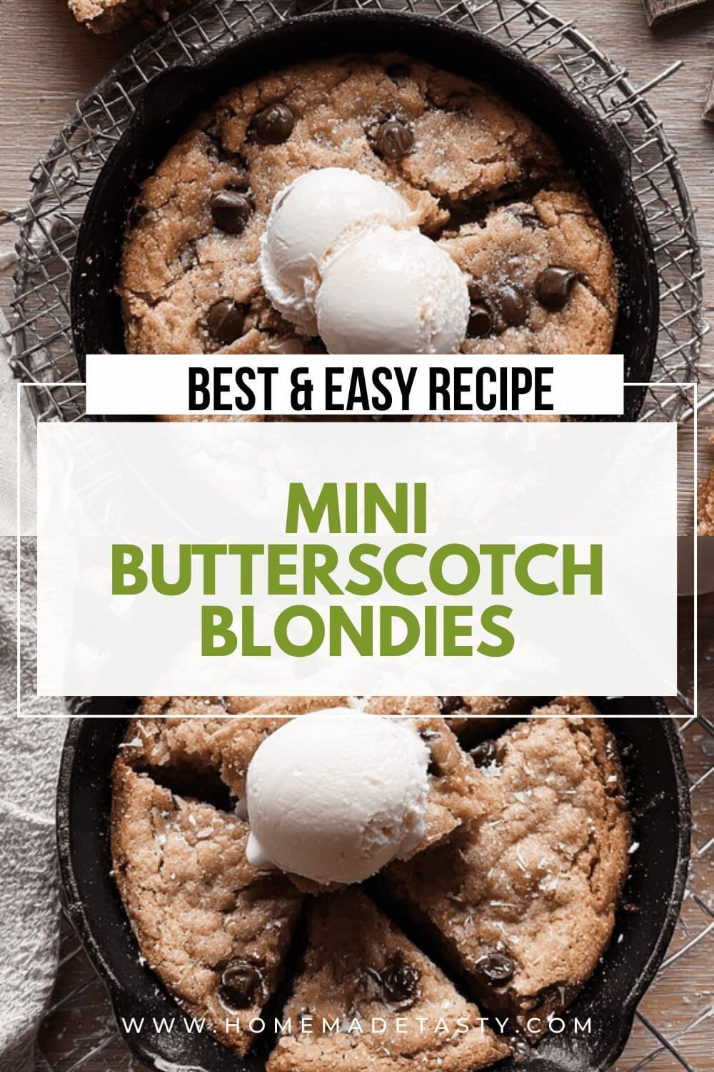 Mini Butterscotch Blondies