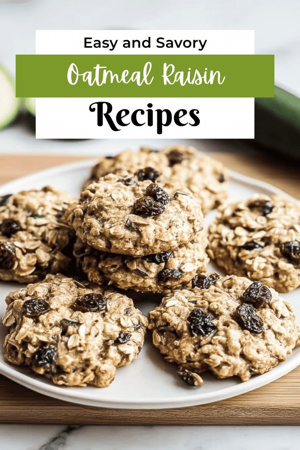 Oatmeal Raisin Zucchini Cookies