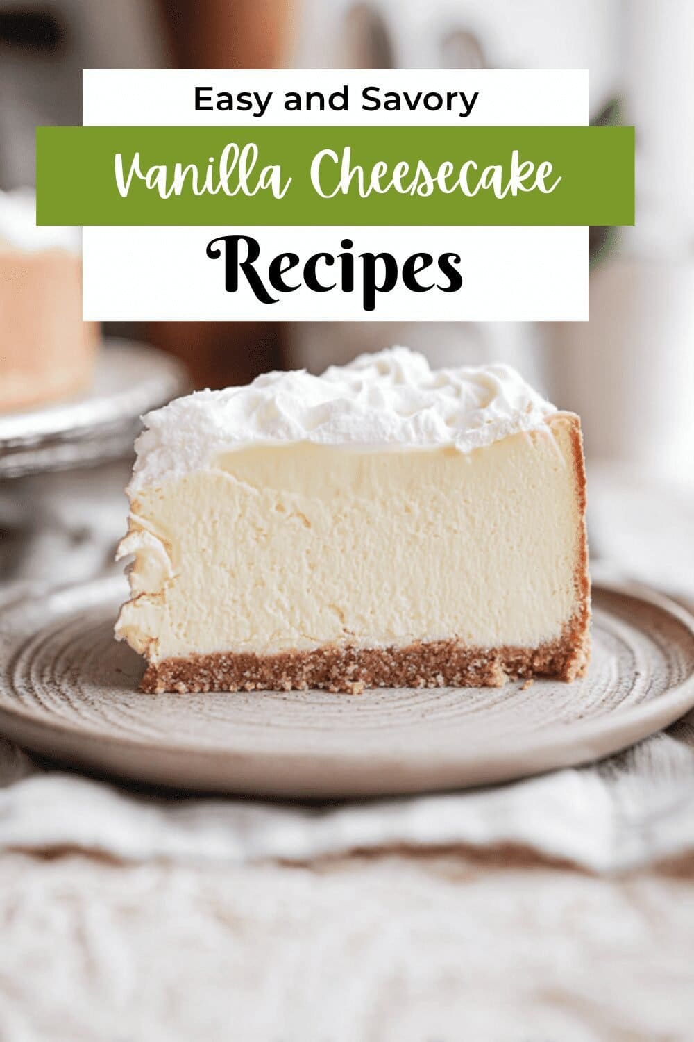 Vanilla Cheesecake Recipe For A Smooth And Creamy Classic Dessert 7 Vanilla Cheesecake