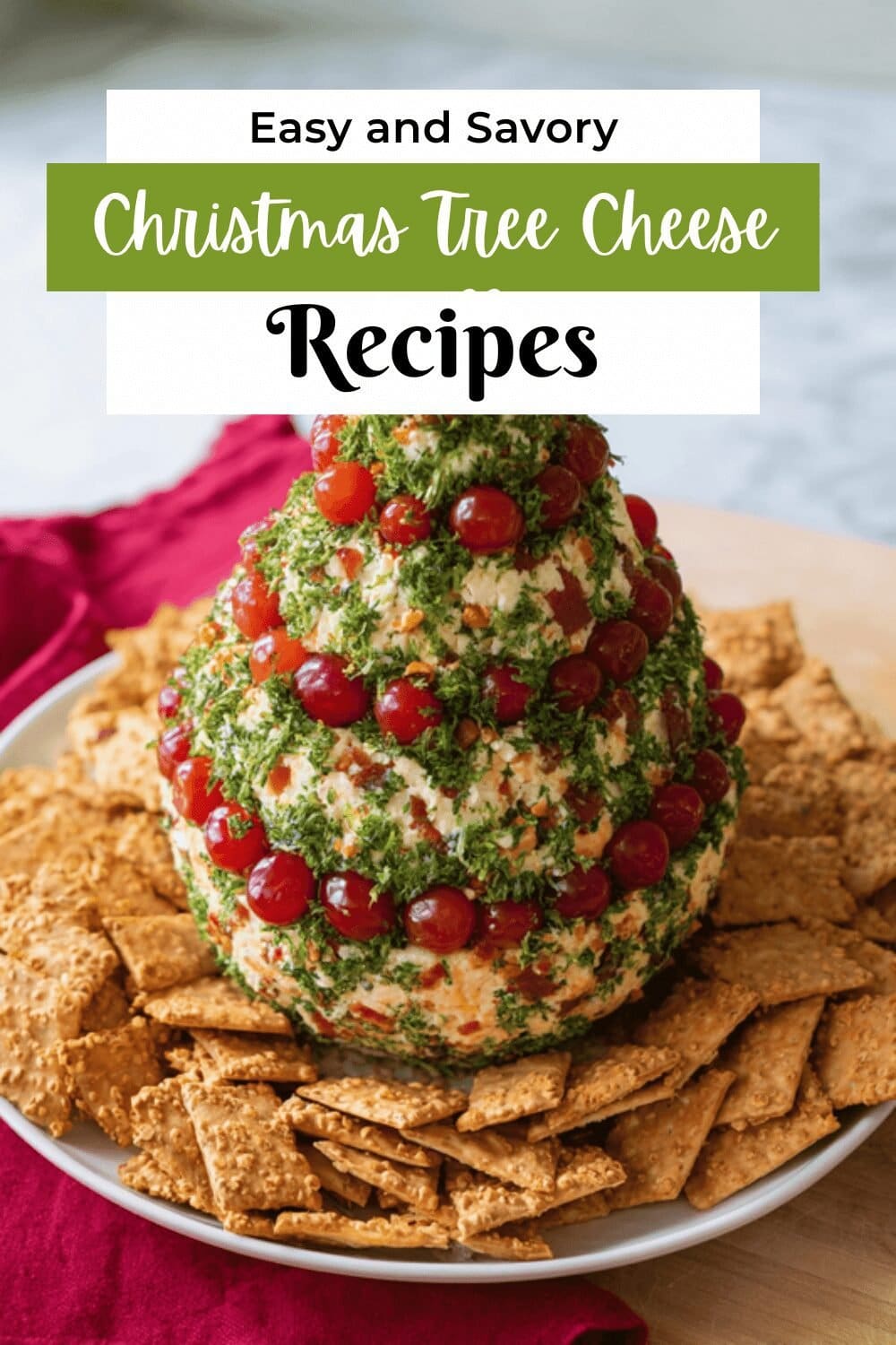 Christmas Cheese Tree Ideas For Festive Holiday Entertaining 4 Christmas Tree Cheese Ball