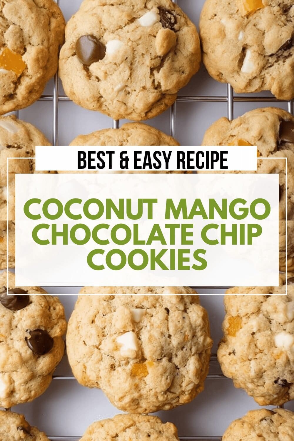 Coconut Mango Chocolate Chip Cookies