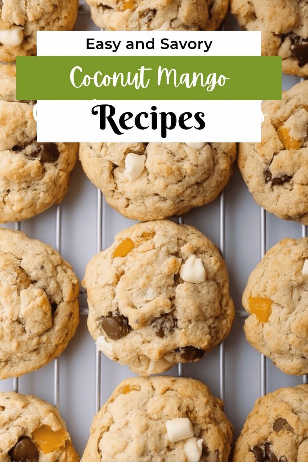 Coconut Mango Chocolate Chip Cookies