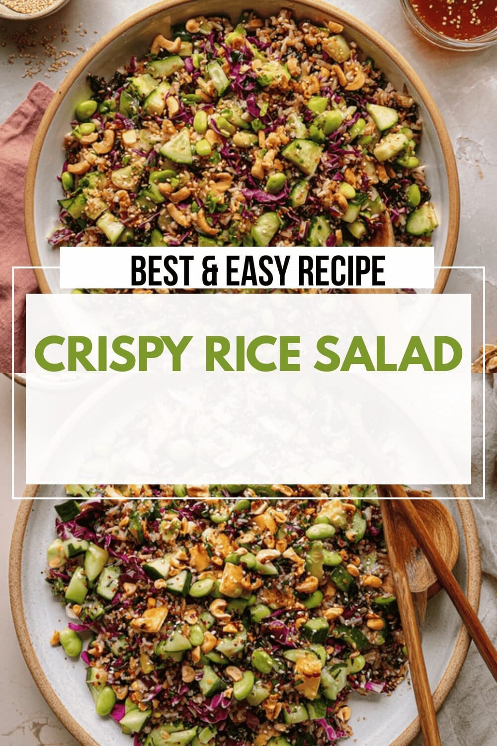 Crispy Rice Salad With Spicy Chili Tahini Dressing 6 Crispy Rice Salad