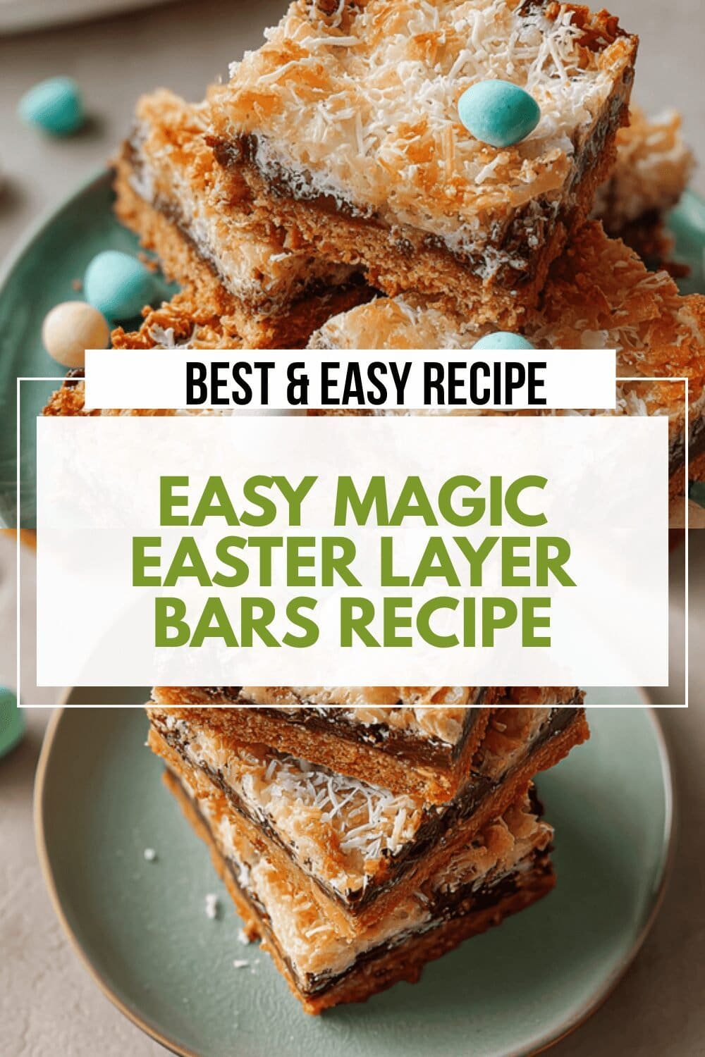 Easy Magic Easter Layer Bars Recipe