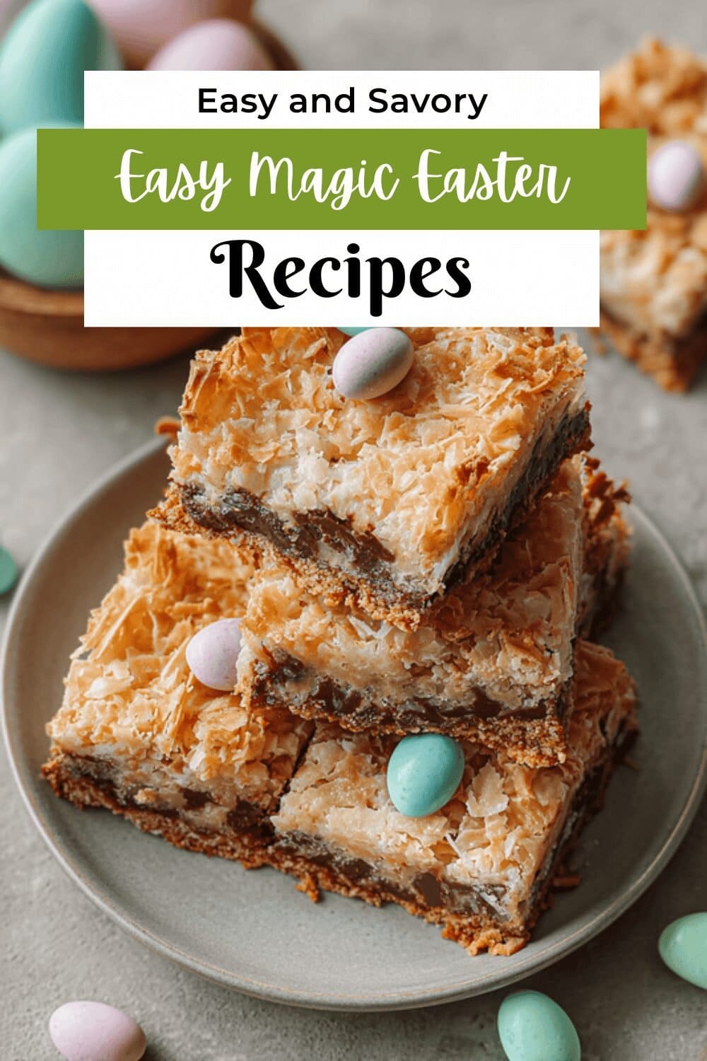 Easy Magic Easter Layer Bars Recipe