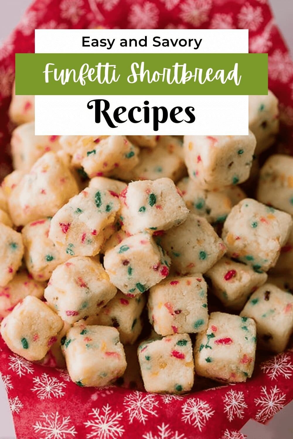 Funfetti Shortbread Bites Recipe With Colorful Sprinkles 7 Funfetti Shortbread Bites