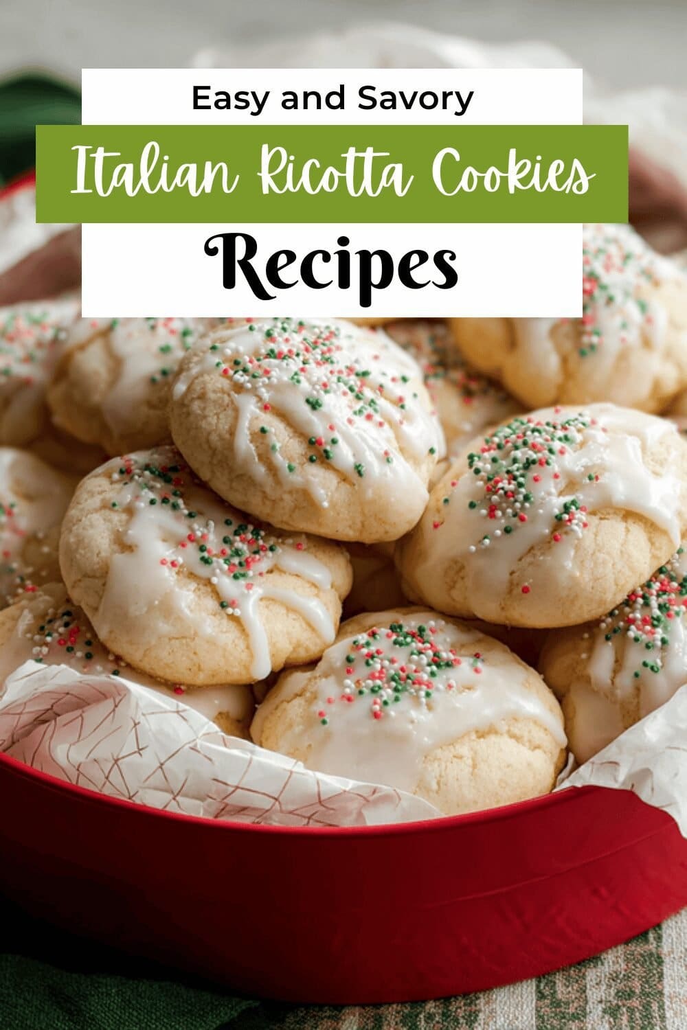 Italian Ricotta Cookies