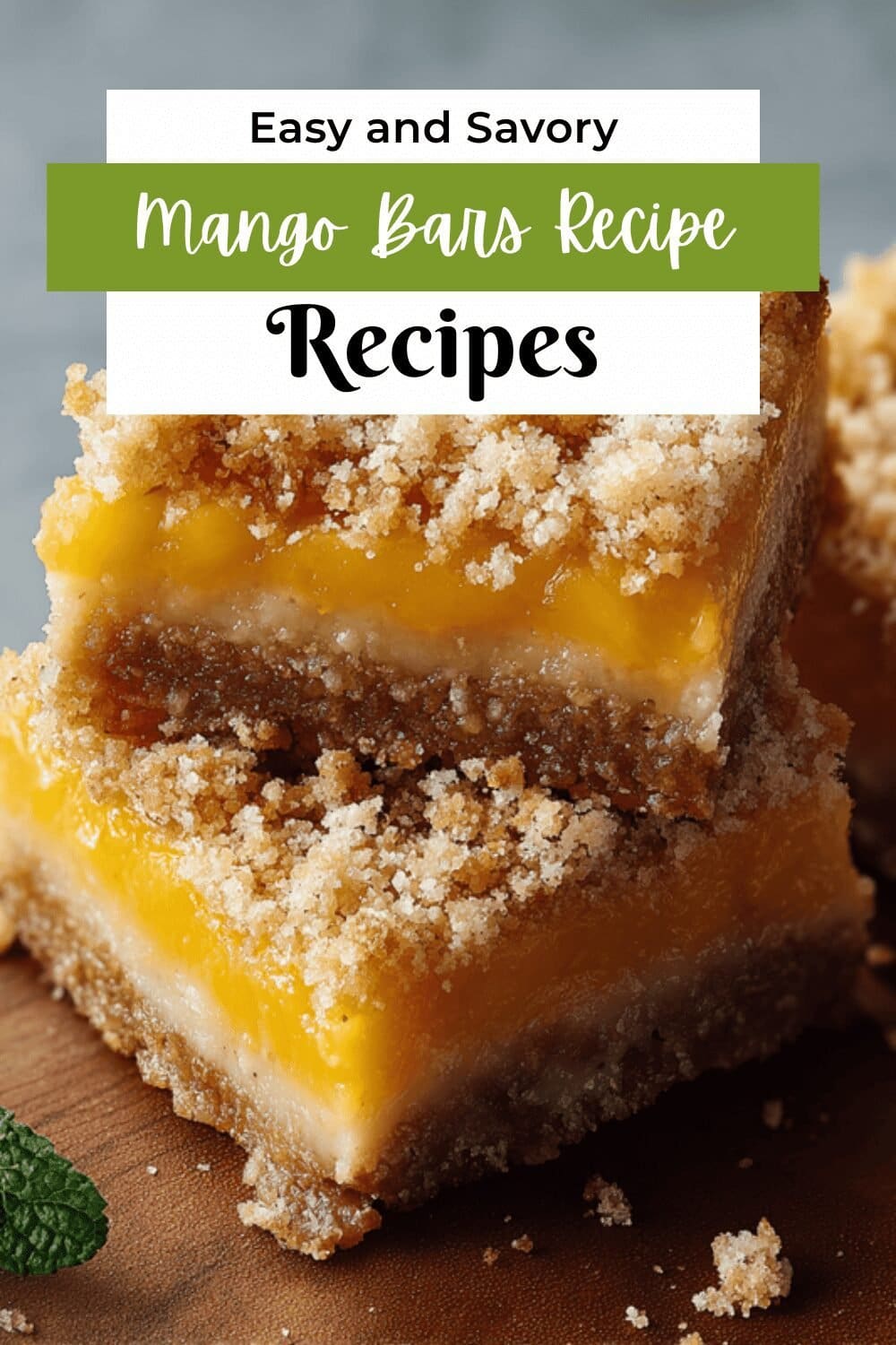 Mango Bars With Coconut Oatmeal Crust Recipe 7 Mango Bars Recipe