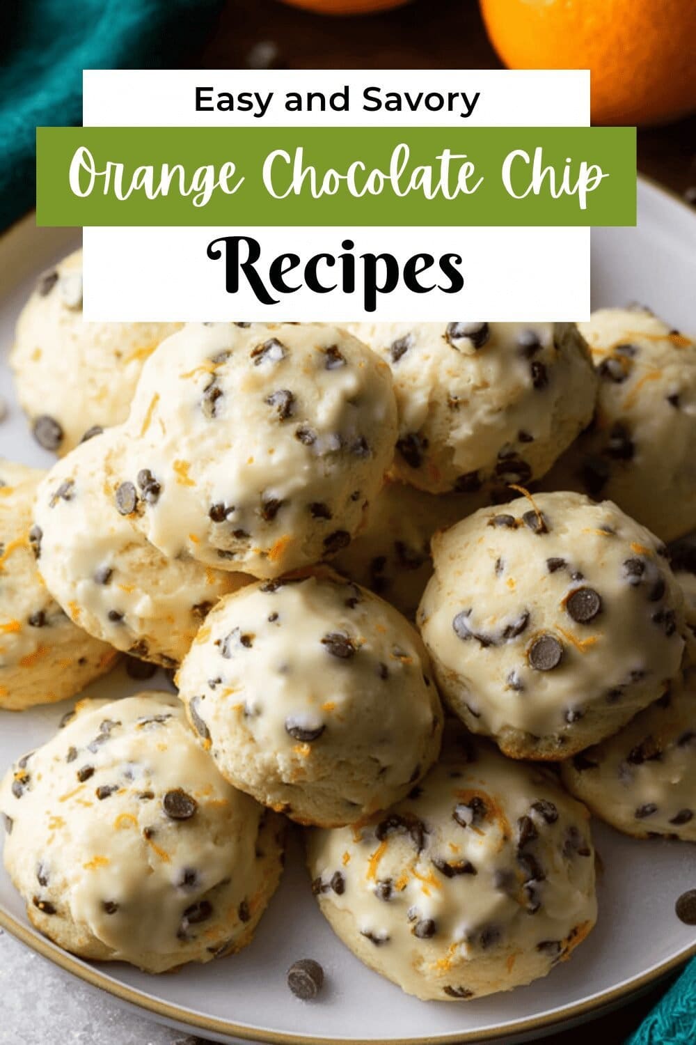 Orange Chocolate Chip Ricotta Cookies