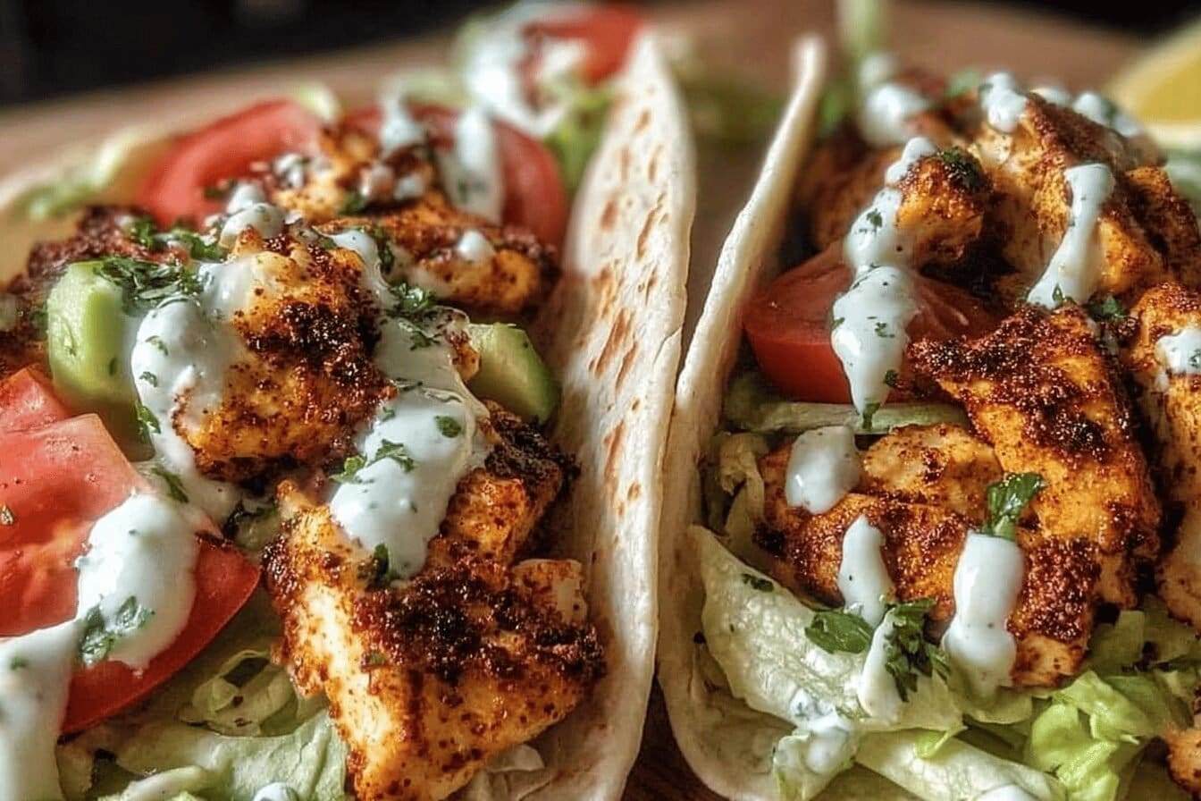 Cajun Garlic Parmesan Ranch Chicken Wraps 4.Png