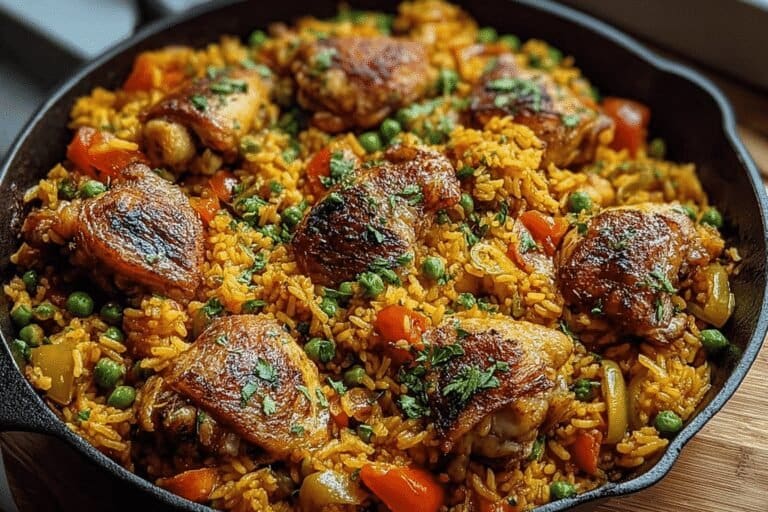 One Pot Caribbean Jerk Chicken With Flavorful Rice Recipe 8 Caribbean Chicken And Rice 63.Png
