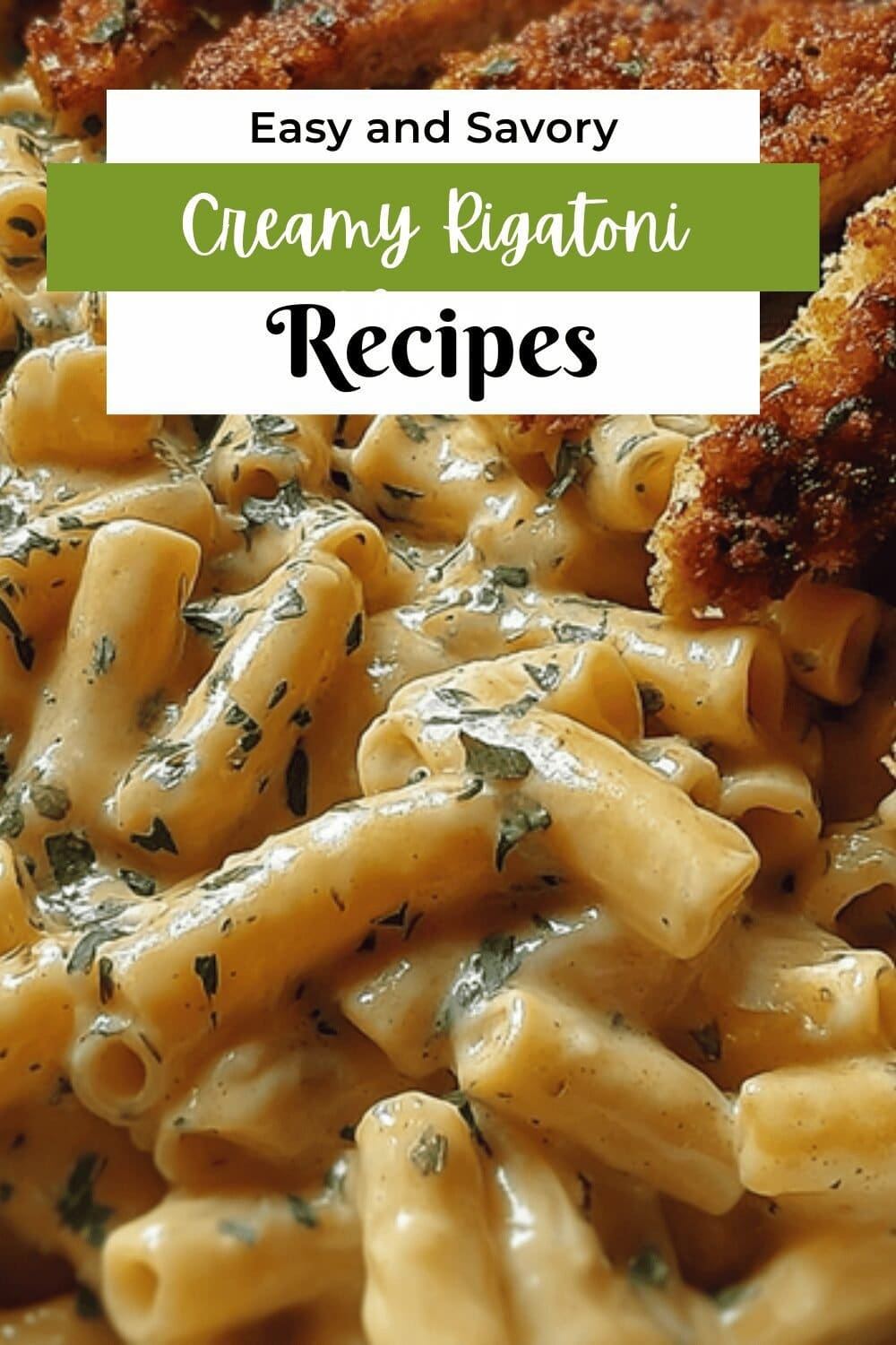 Rigatoni Alfredo Recipe With Creamy Garlic Parmesan Sauce 7 Creamy Rigatoni Alfredo