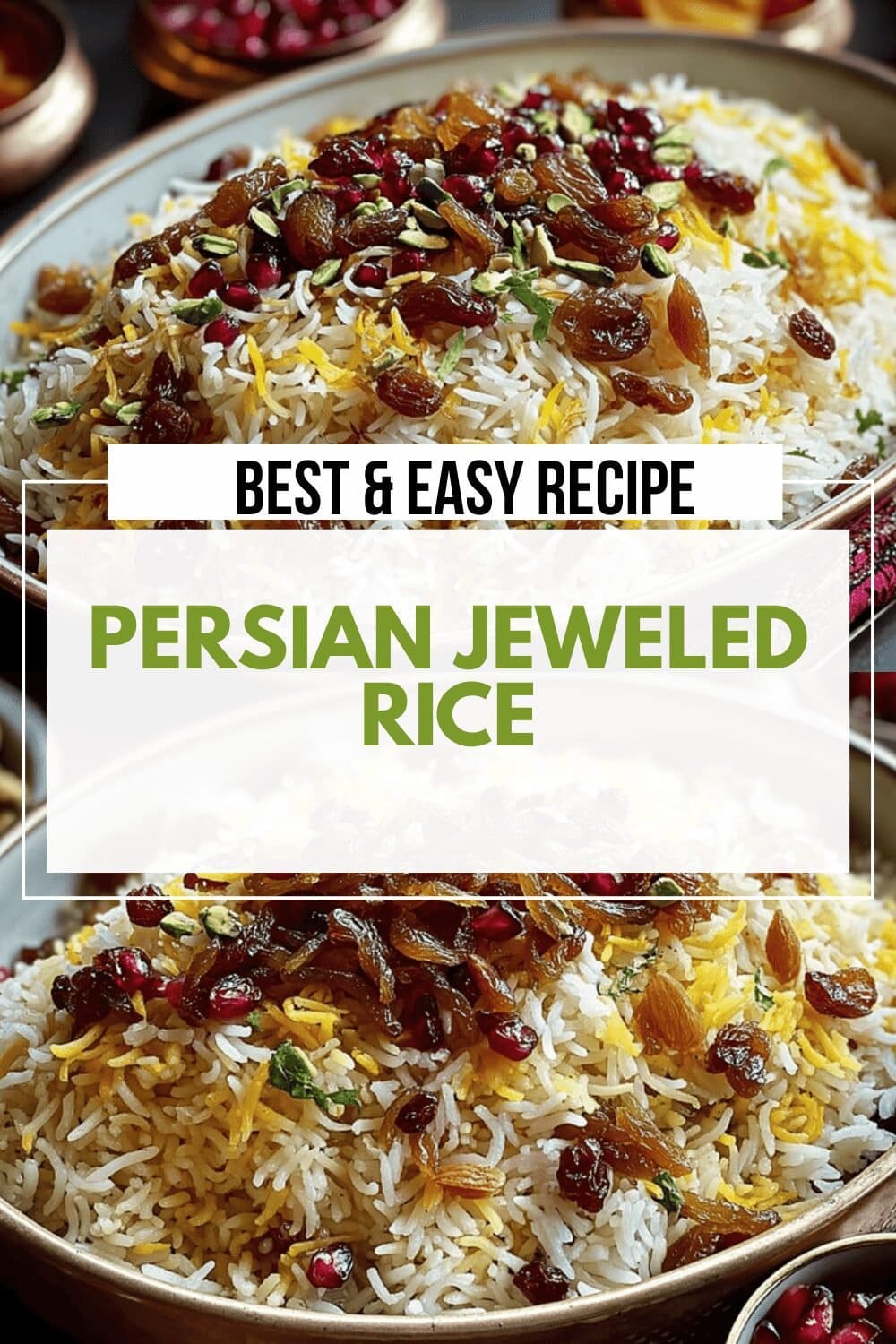 Persian Jeweled Rice Recipe With Nuts, Fruits, And Aromatic Spices 6 Persian Jeweled Rice