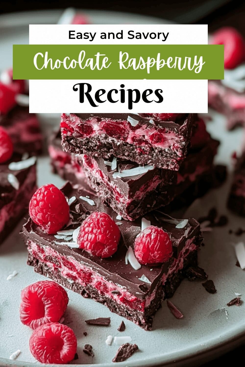 Chocolate Raspberry Coconut Slices Vegan Gluten Free Recipe 7 Chocolate Raspberry Coconut Slices
