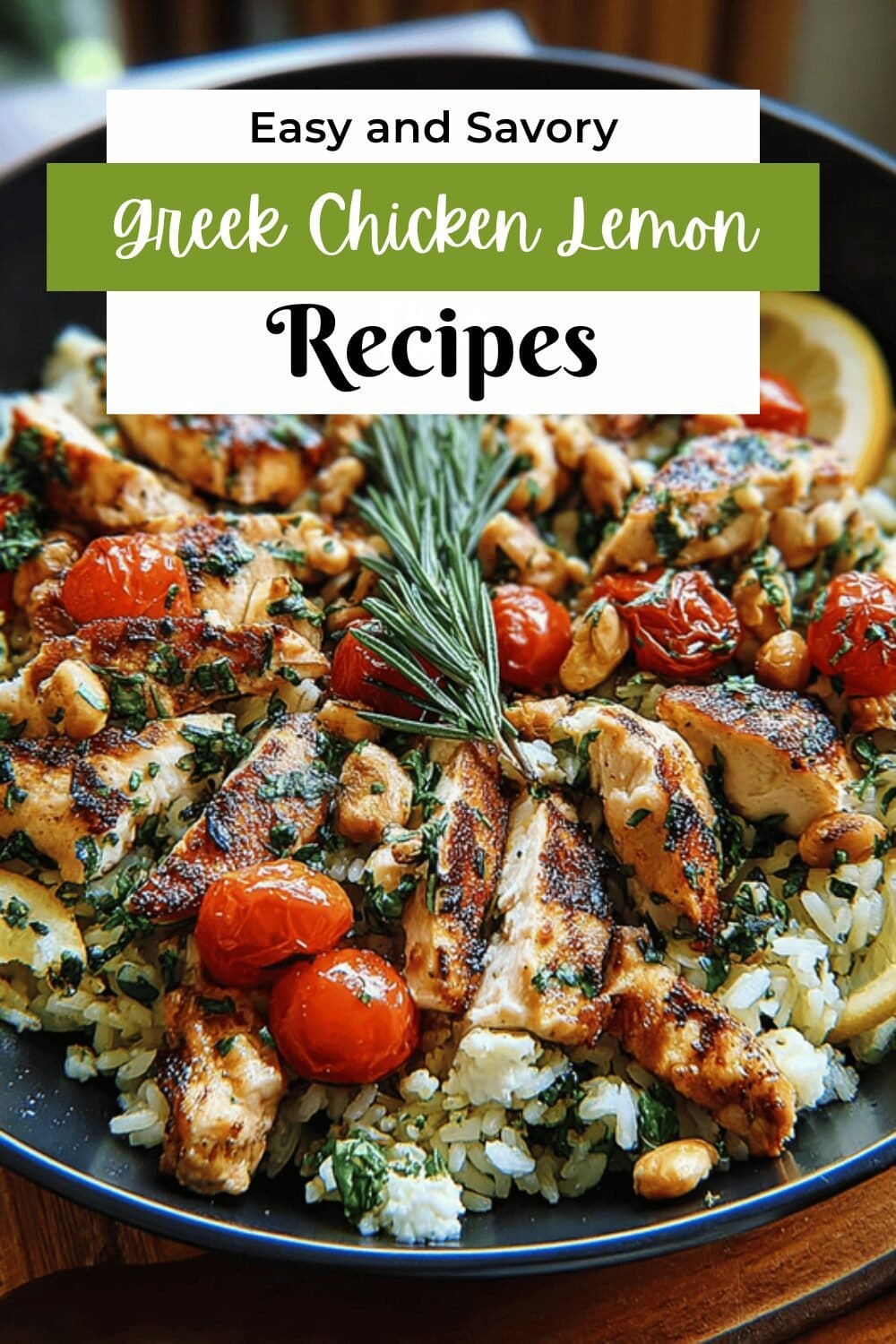 Greek Chicken Lemon Rice