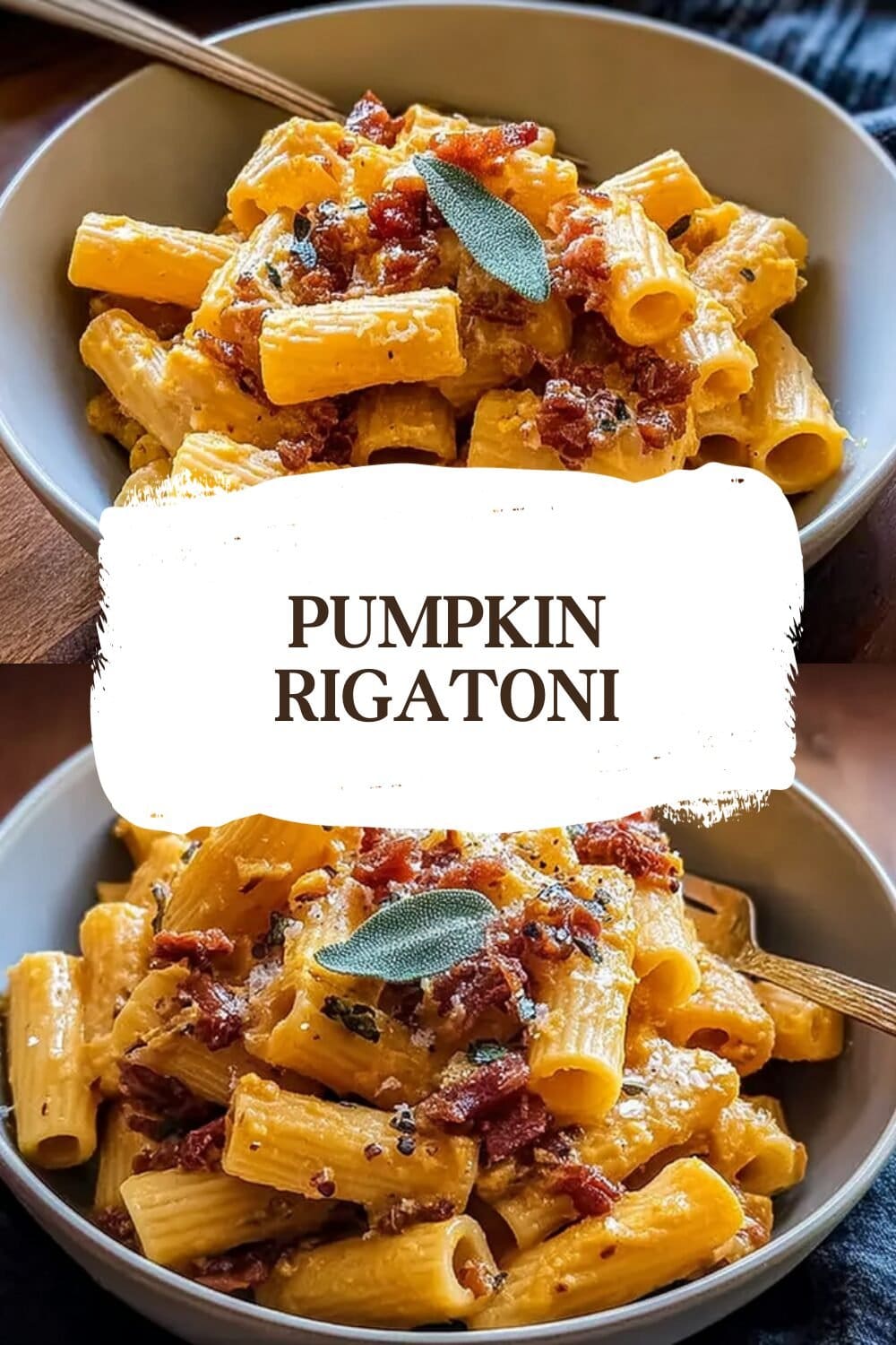 Pumpkin Rigatoni With Crispy Prosciutto And Creamy Autumn Sauce 7 Pumpkin Rigatoni