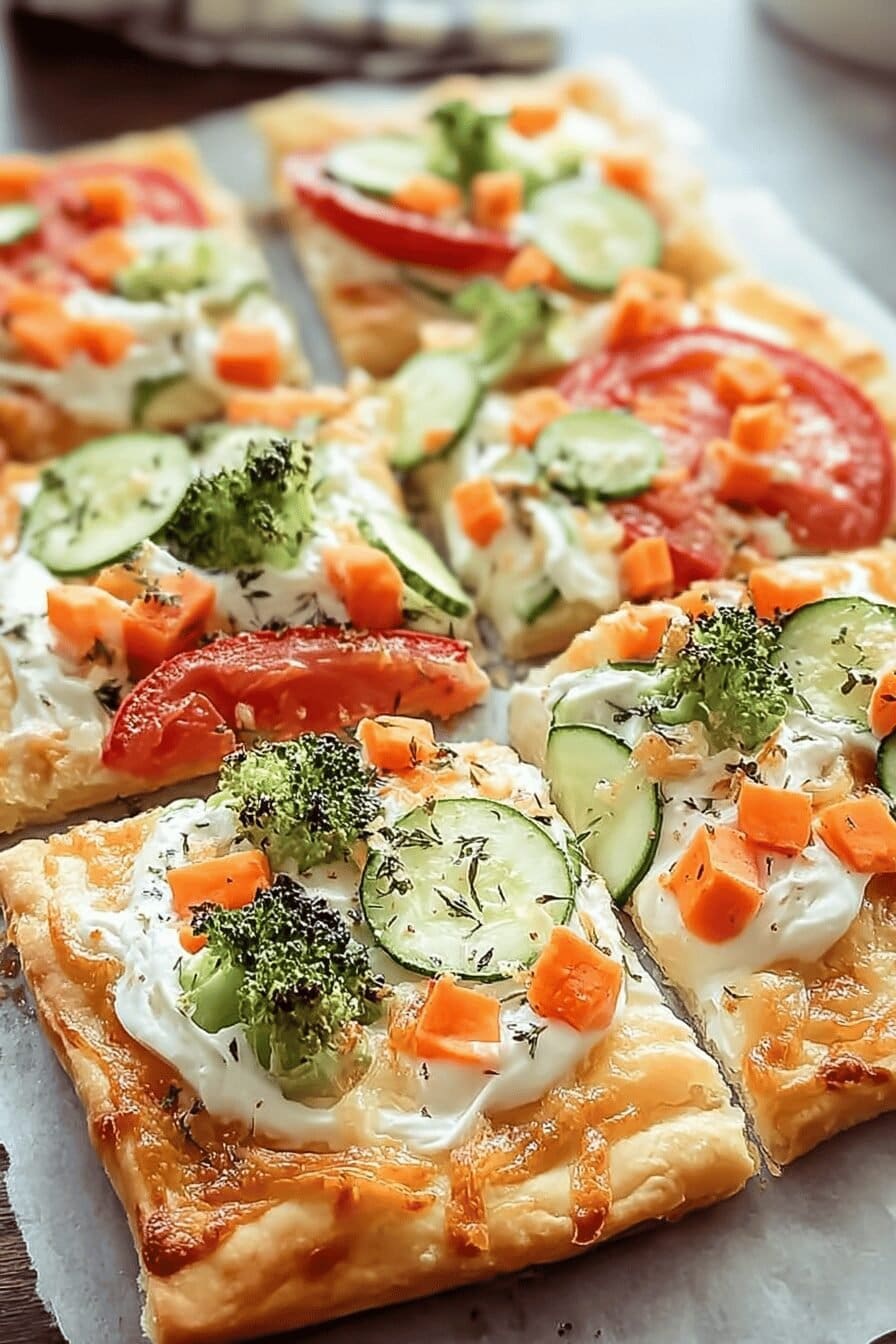 Veggie Pizza Appetizer