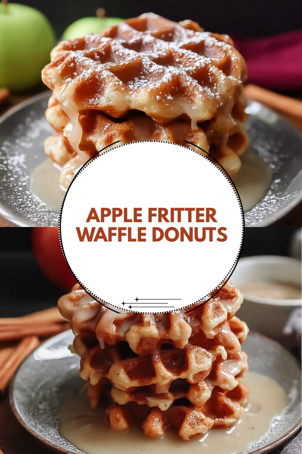 Mini Apple Fritter Waffle Donuts Recipe For A Sweet Treat 7 Apple Fritter Waffle Donuts