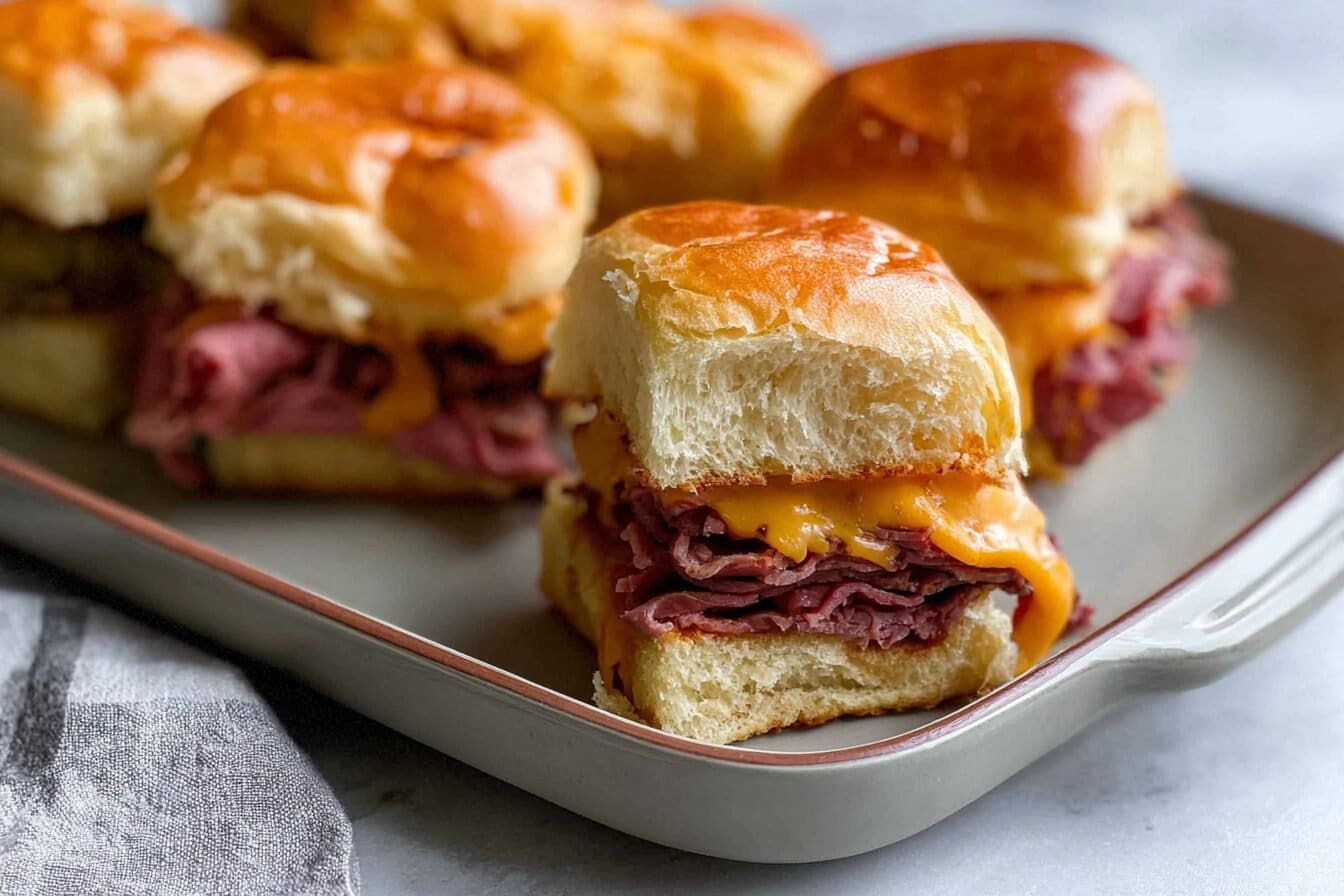 Beef And Cheddar Sliders