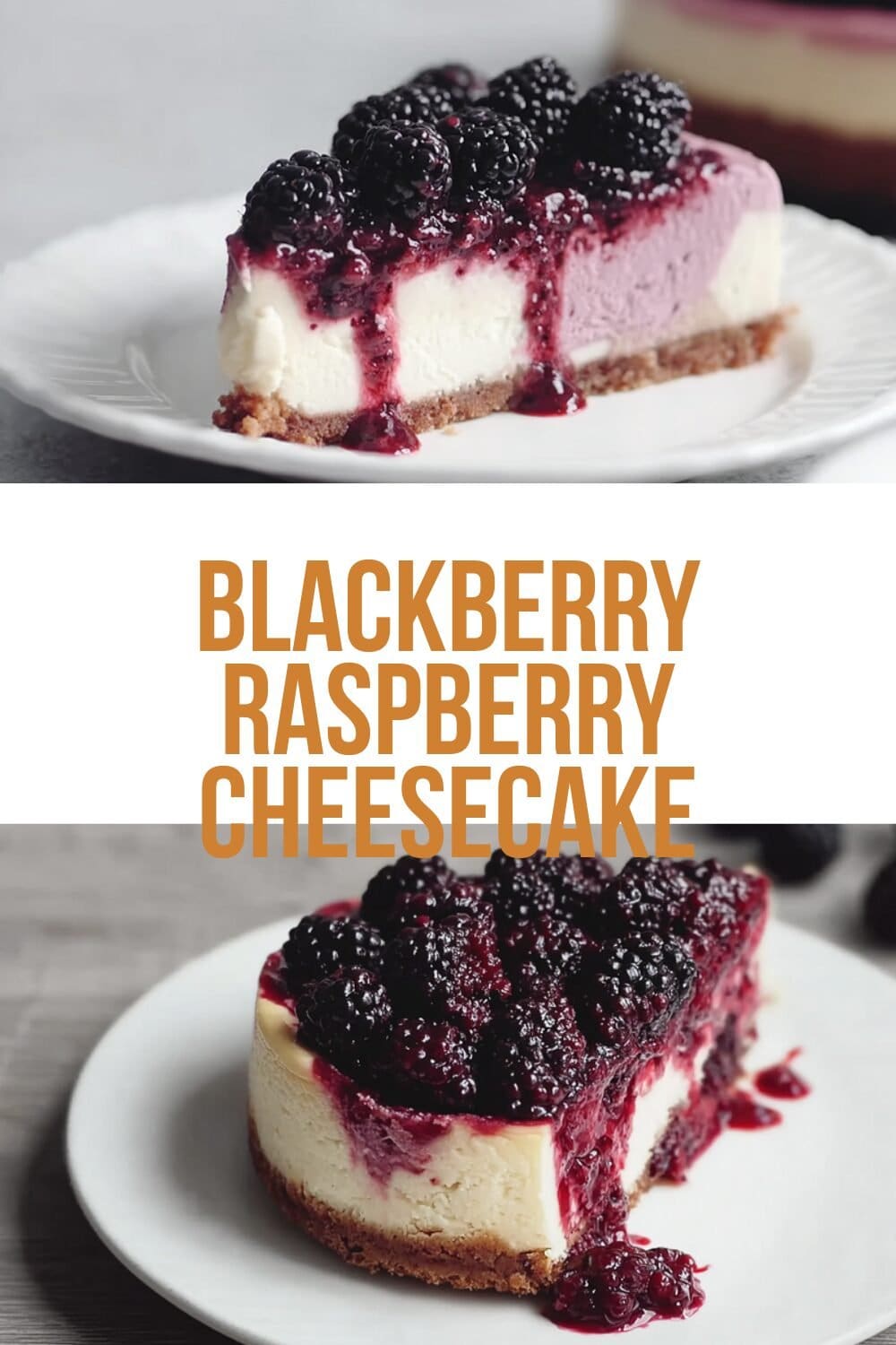 Blackberry Raspberry Swirl Cheesecake Recipe With Creamy Texture 7 Blackberry Raspberry Cheesecake