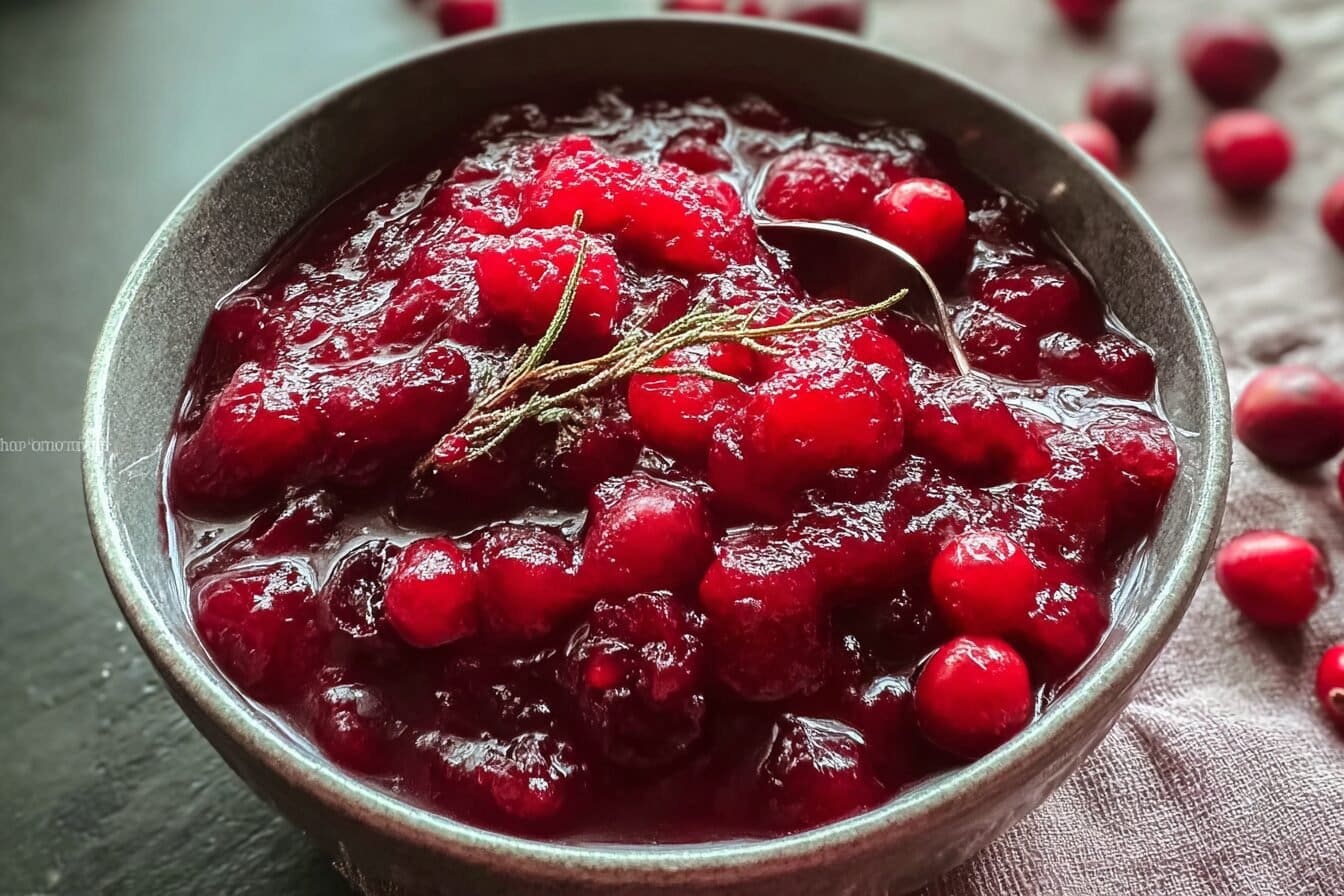 Cranberry Raspberry Sauce