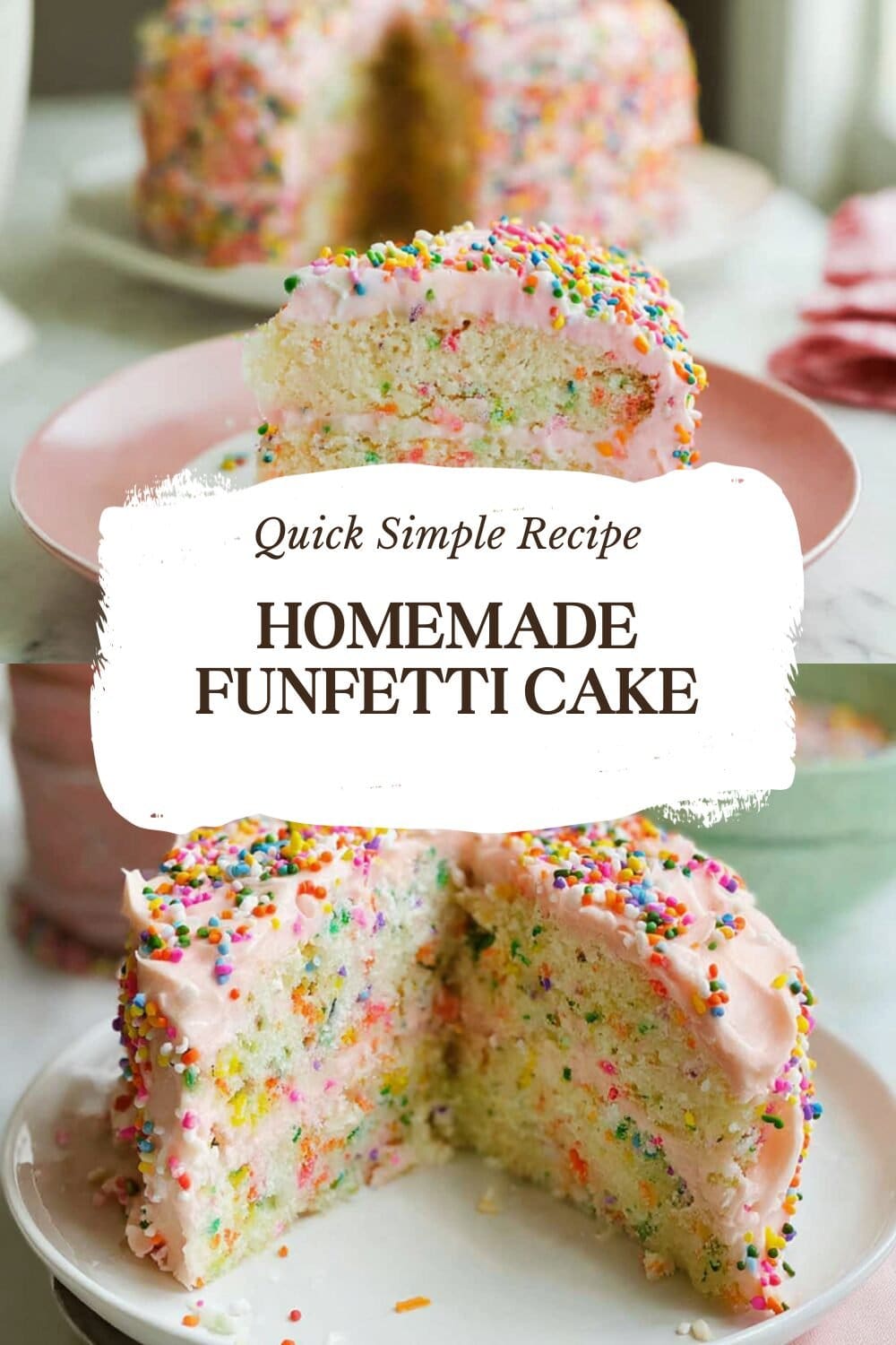 Homemade Funfetti Cake