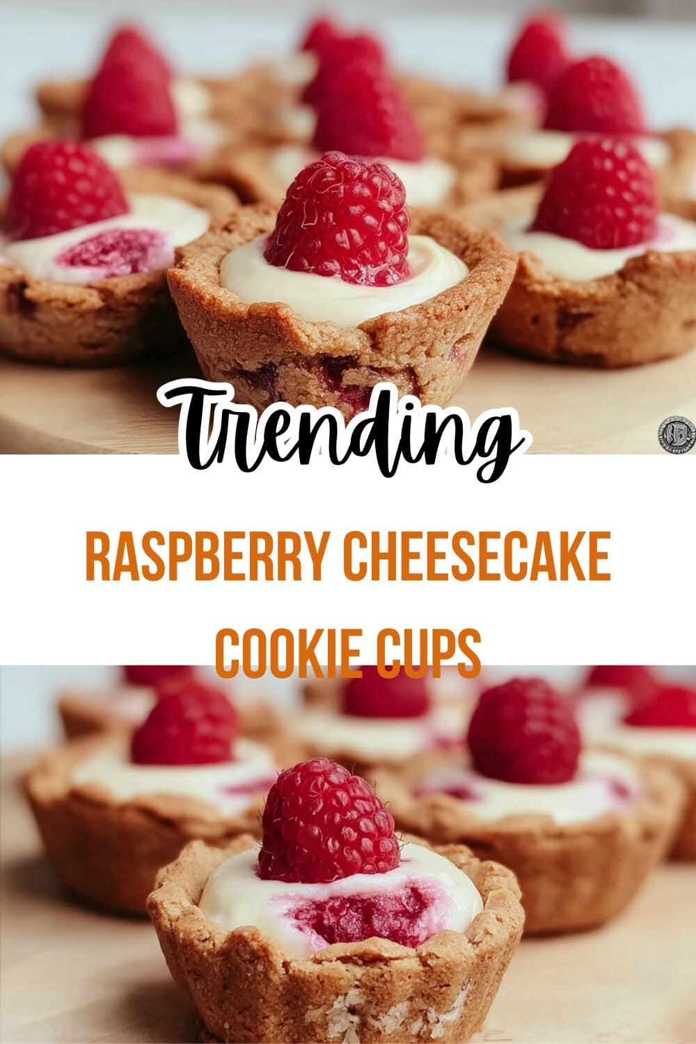 Raspberry Cheesecake Cookie Cups Recipe With Fresh Berry Swirls 7 Raspberry Cheesecake Cookie Cups