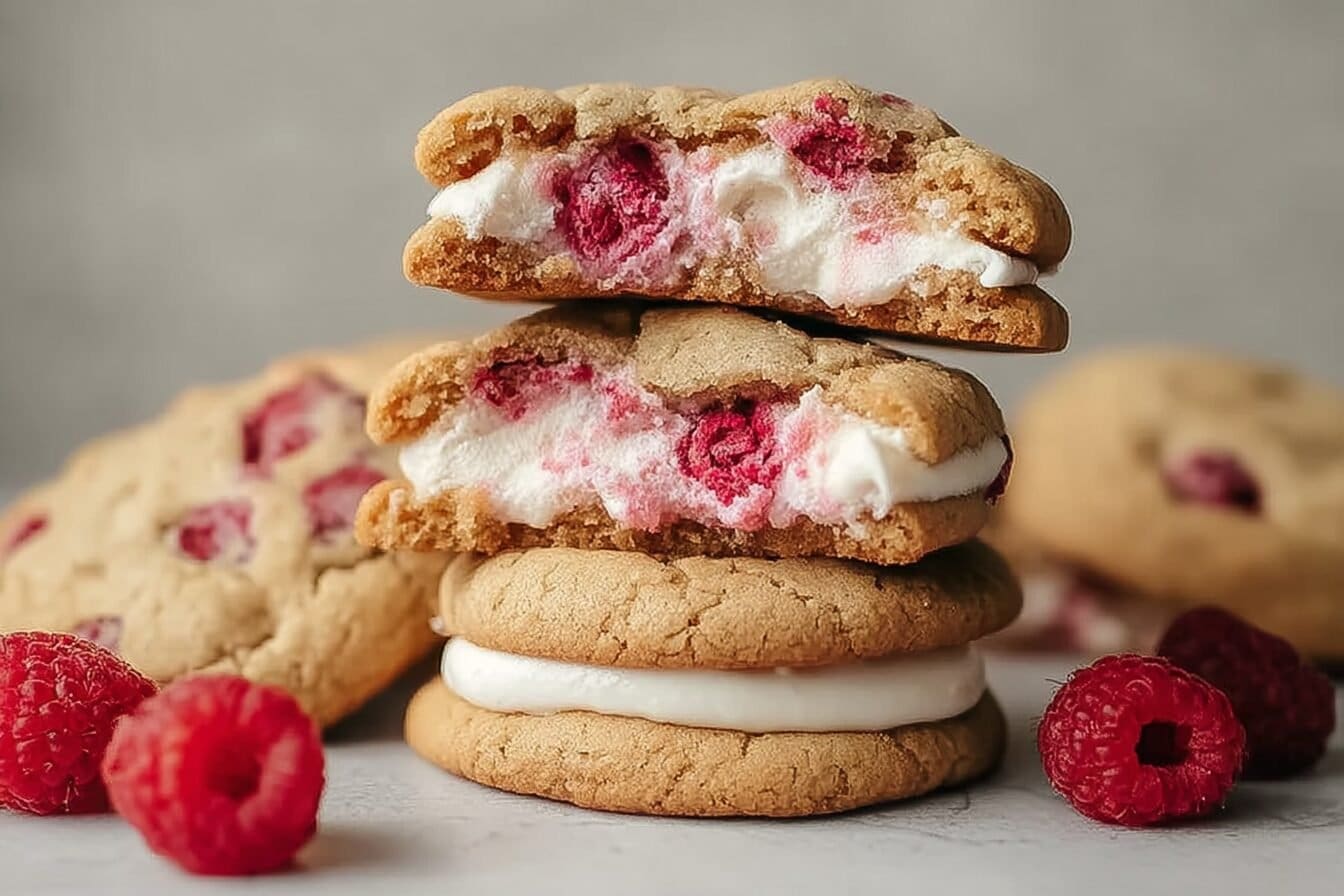 Raspberry Cheesecake Stuffed Cookies 76.Png