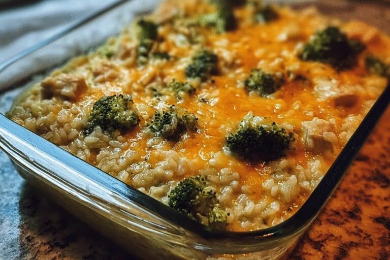 Chicken Broccoli Rice Casserole With Creamy Cheese And Crispy Golden Crumbs 8 Broccoli Rice Cheese Chicken Casserole 18.Png