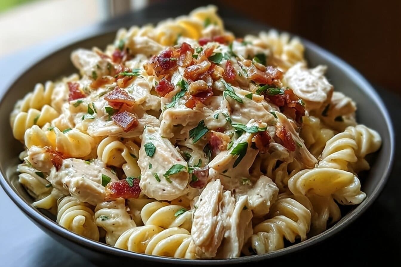 Chicken Bacon Ranch Pasta