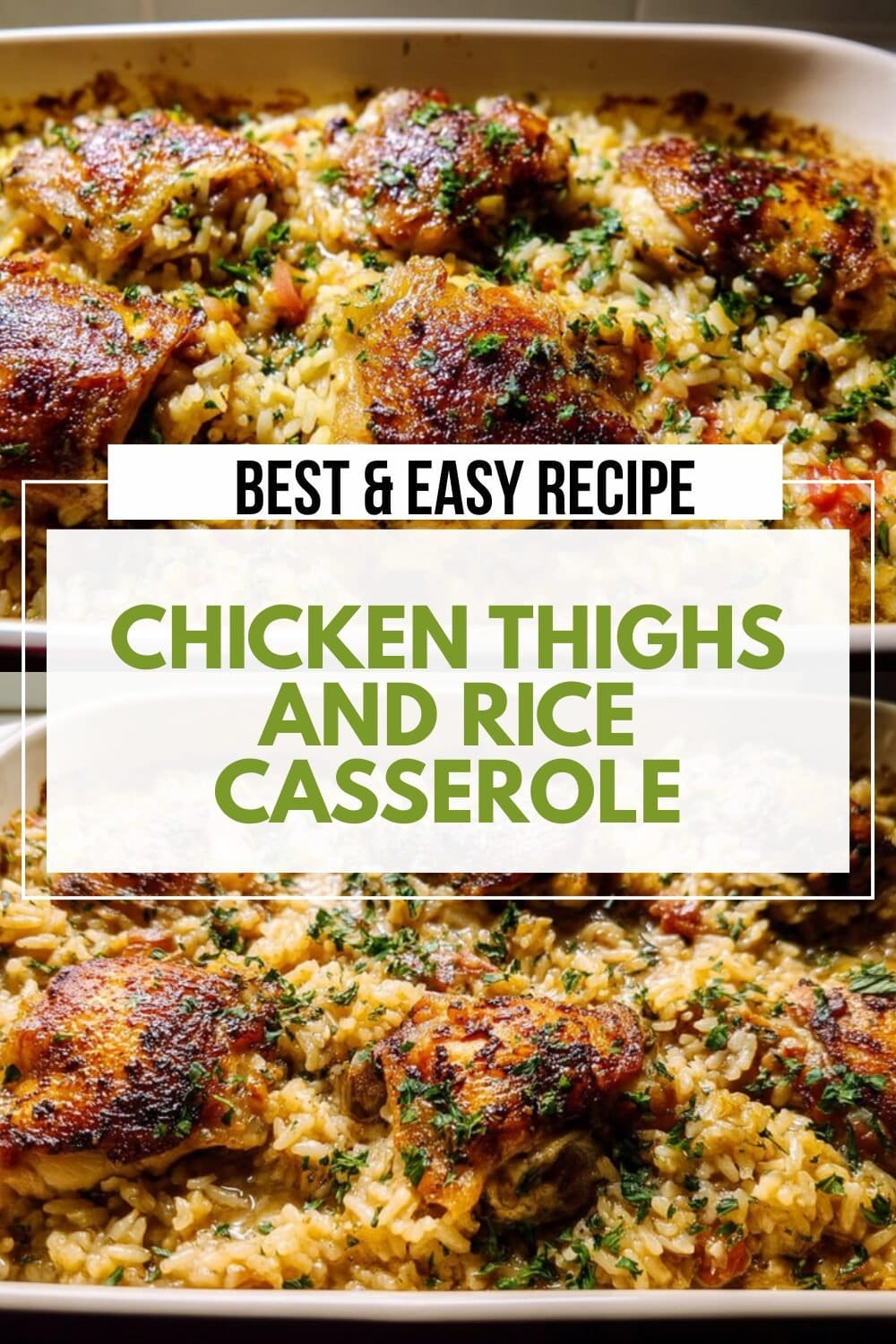 Oven Baked Chicken And Rice Recipe For Simple Family Meals 7 Chicken Thighs And Rice Casserole