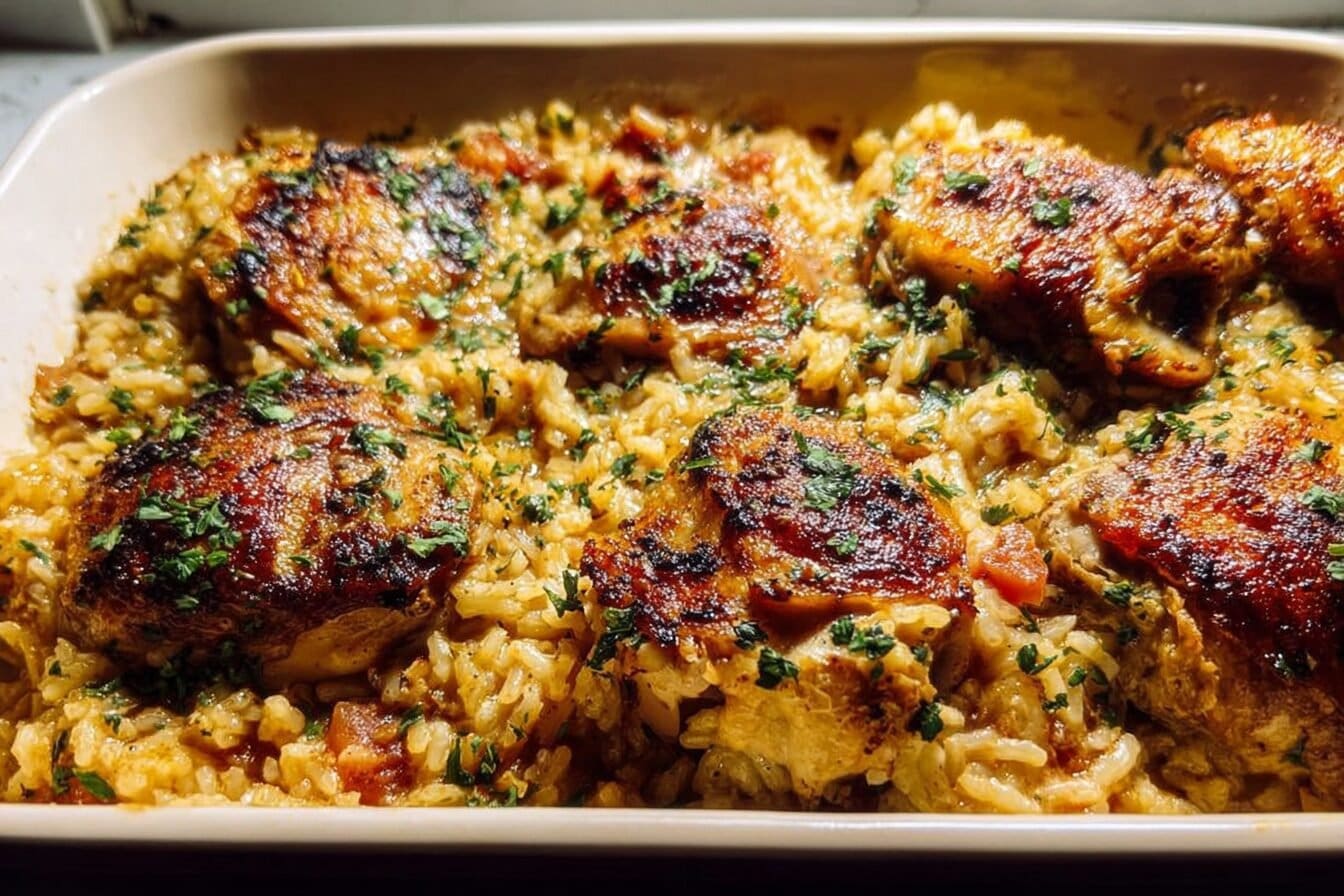 Chicken Thighs And Rice Casserole 92.Png