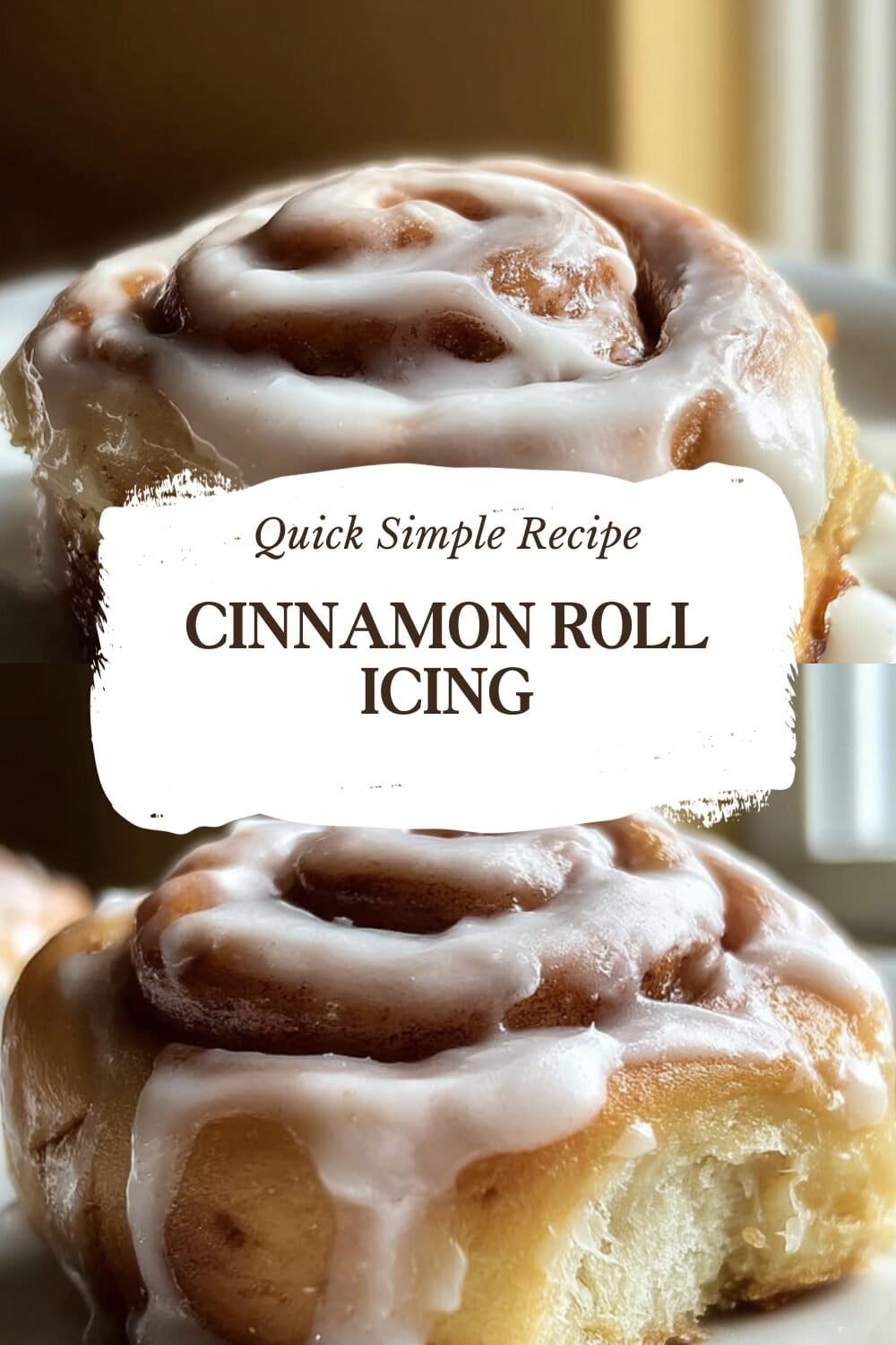 Cinnamon Roll Icing: Easy Cream Cheese Glaze Recipe For Soft Gooey Rolls 7 Cinnamon Roll Icing
