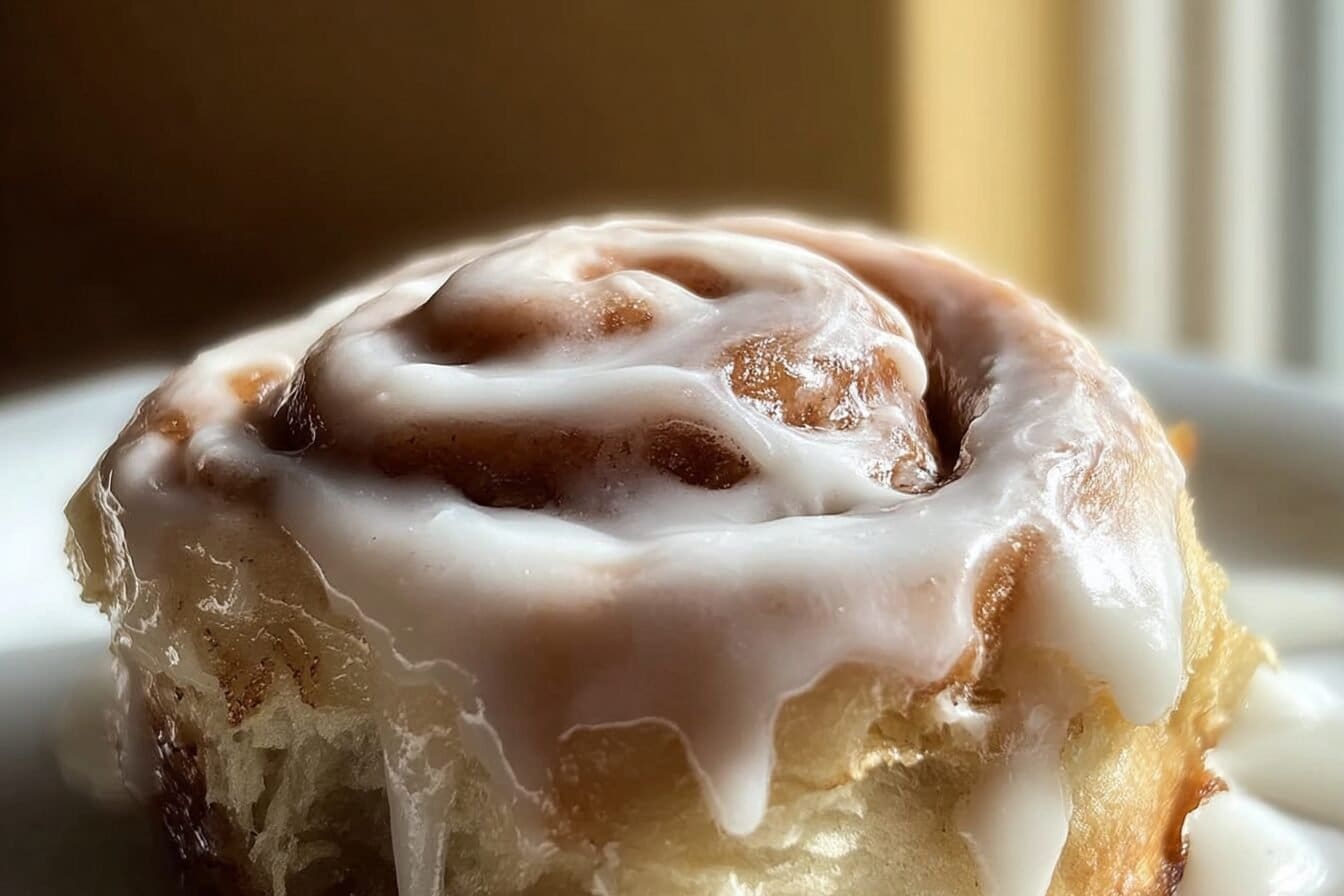 Cinnamon Roll Icing: Easy Cream Cheese Glaze Recipe For Soft Gooey Rolls 6 Cinnamon Roll Icing