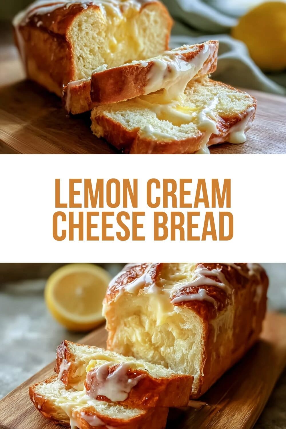 Lemon Cream Cheese Bread