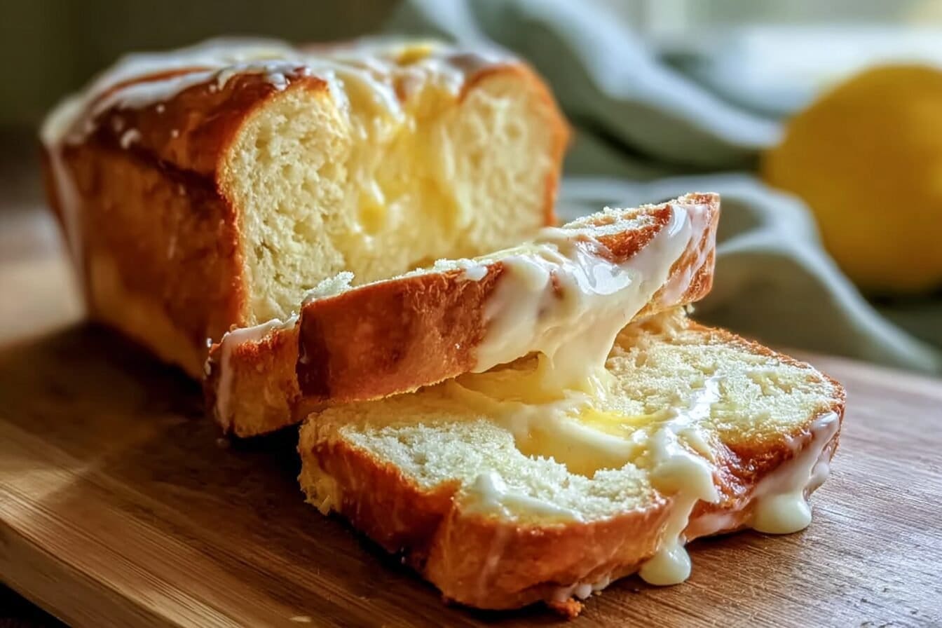 Lemon Cream Cheese Bread