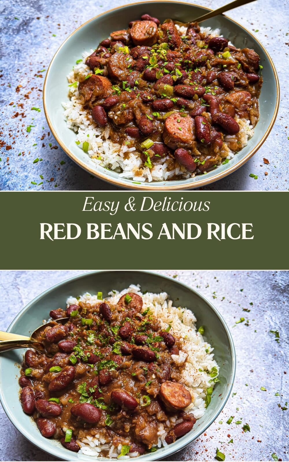 Louisiana Style Red Beans And Rice With Spicy Sausage Recipe 7 Red Beans And Rice