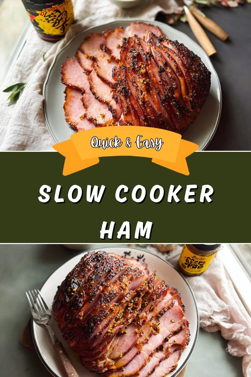 Crock Pot Ham With Brown Sugar Glaze For Tender Flavor 7 Slow Cooker Ham