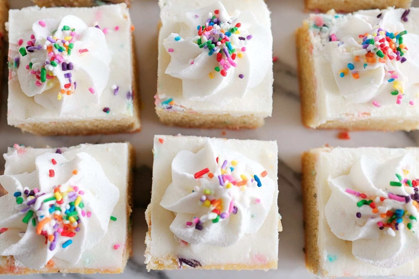 Funfetti Milkshake Cookie Bars