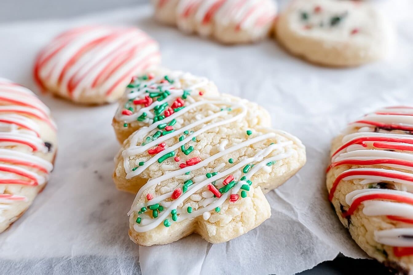Mini Christmas Tree Cake Cookies 6 Mini Christmas Tree Cake Cookie