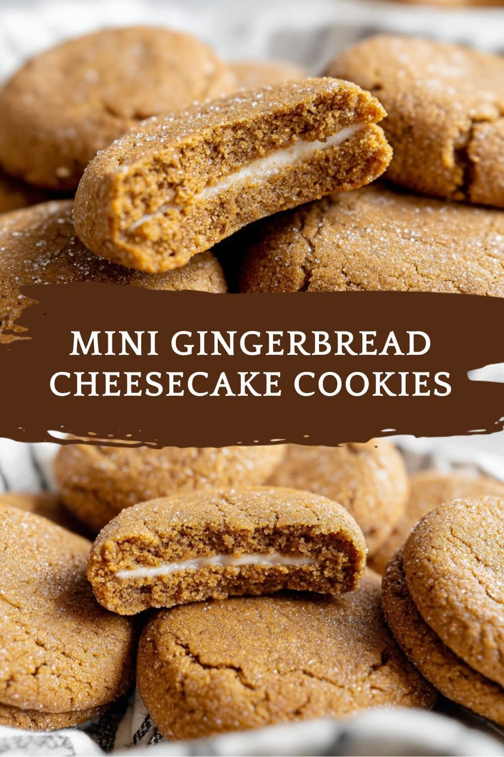 Mini Gingerbread Cheesecake Cookies Easy Recipe 4 Mini Gingerbread Cheesecake Cookies