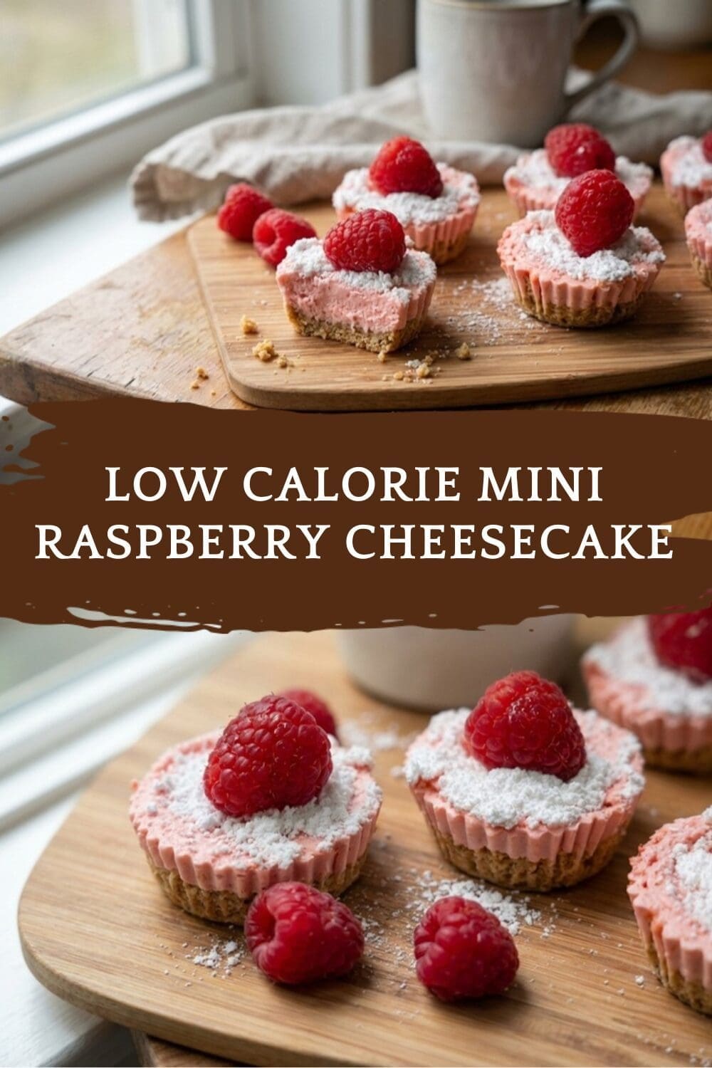 Low Calorie Mini Raspberry Cheesecake
