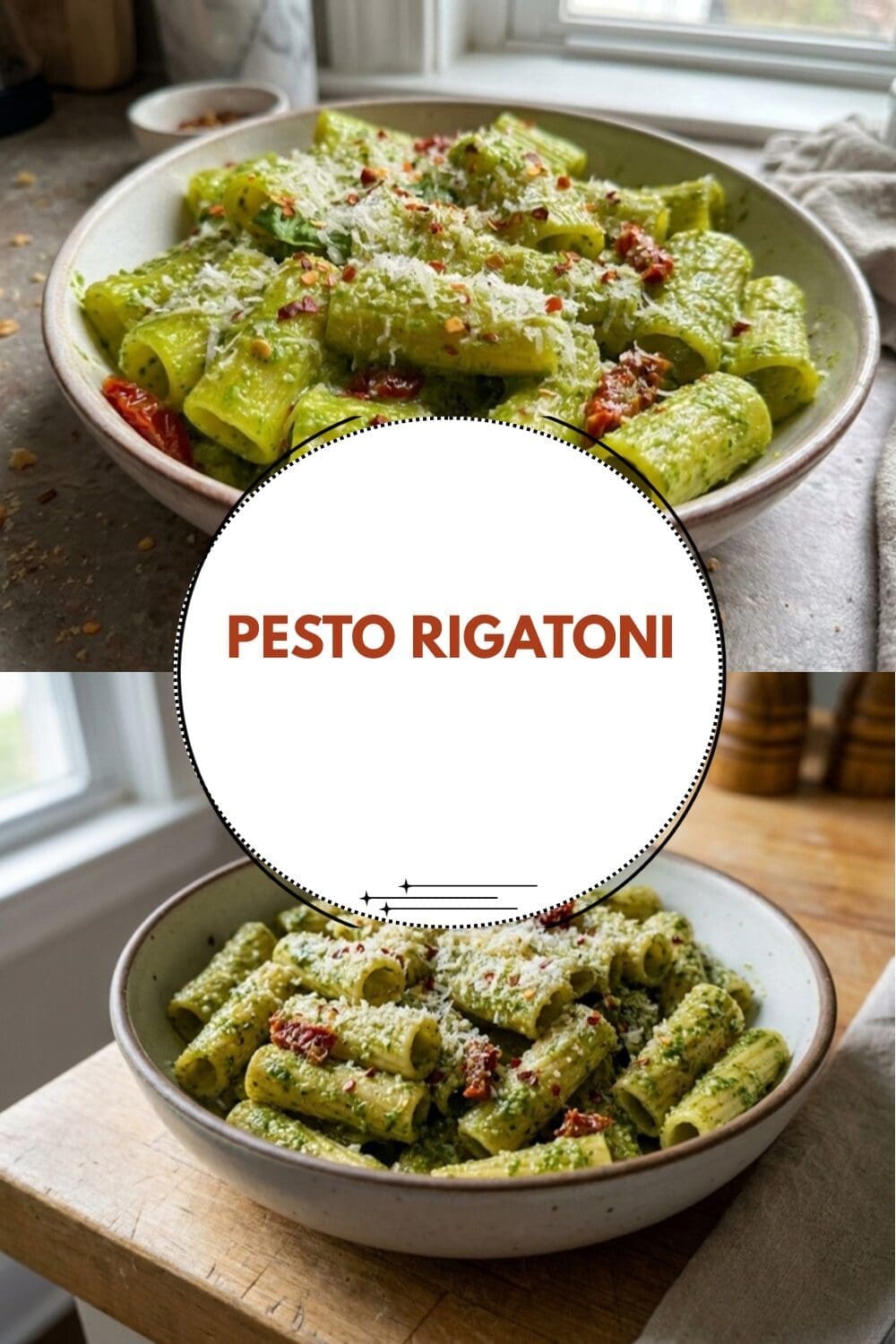 Pesto Rigatoni Recipe Quick Italian Pasta Dish 7 Pesto Rigatoni