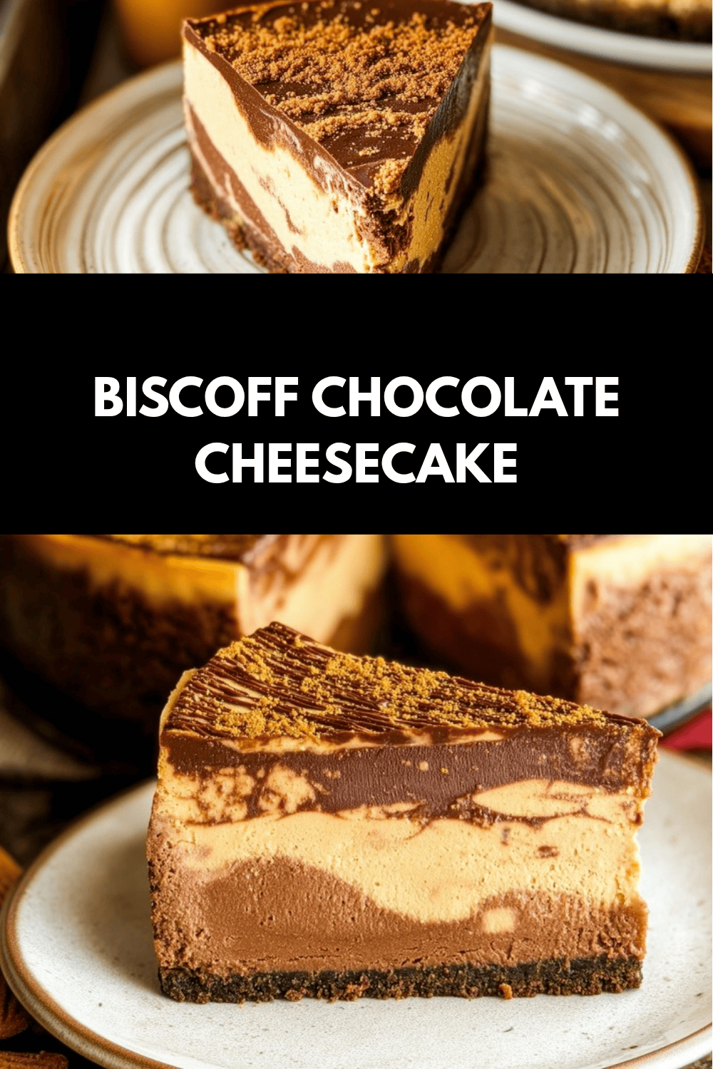 Biscoff Chocolate Cheesecake