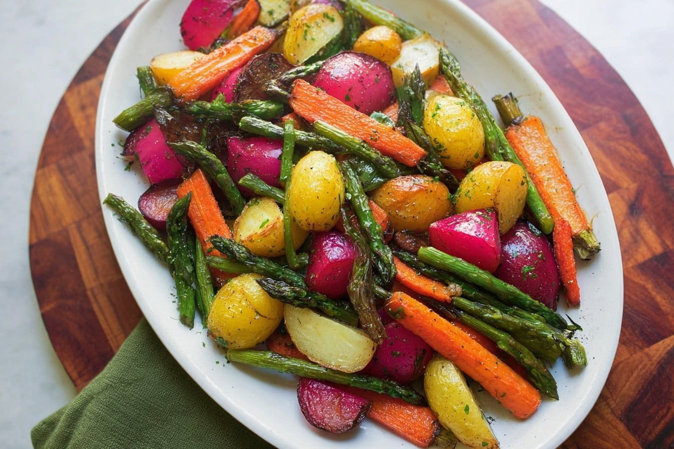 Roasted Spring Vegetables