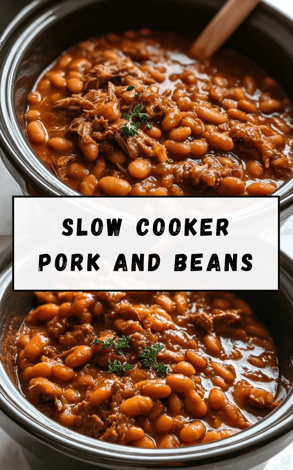Slow Cooker Pork And Beans Easy Recipe 7 Slow Cooker Pork And Beans