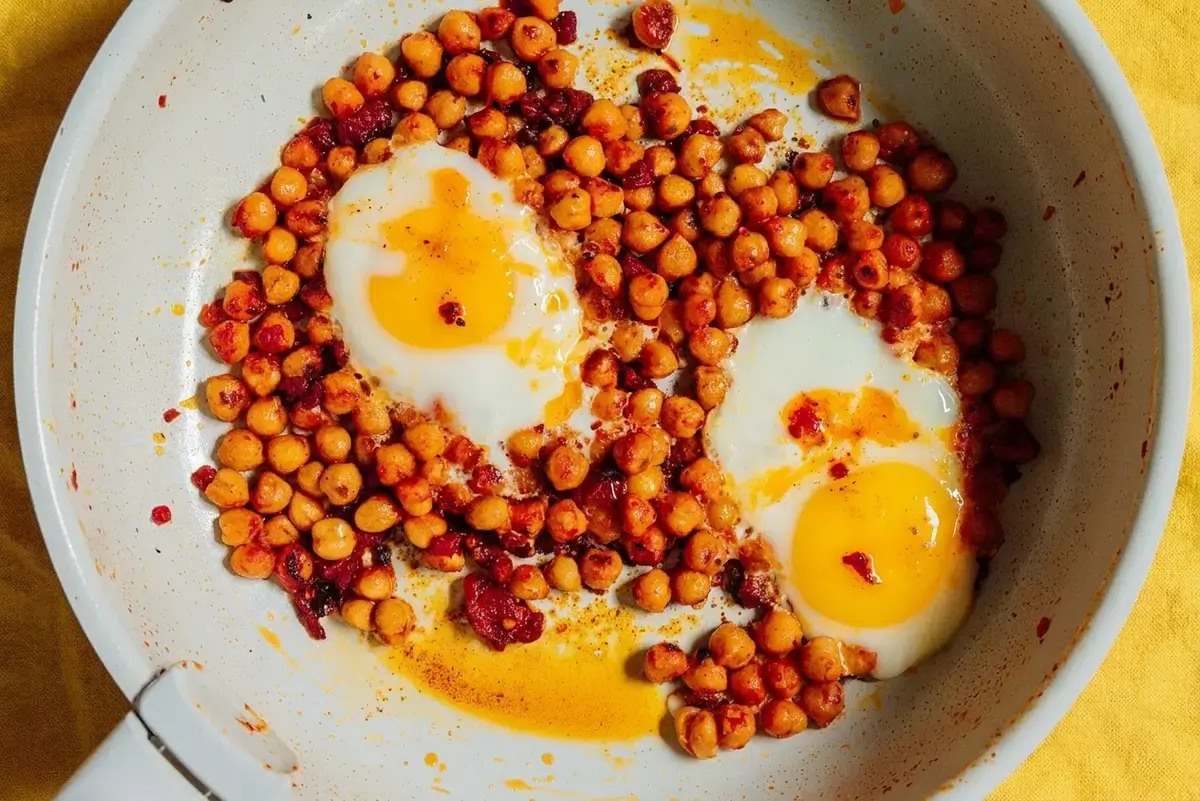 Chickpea Fried Eggs, Should I Peel The Chickpeas