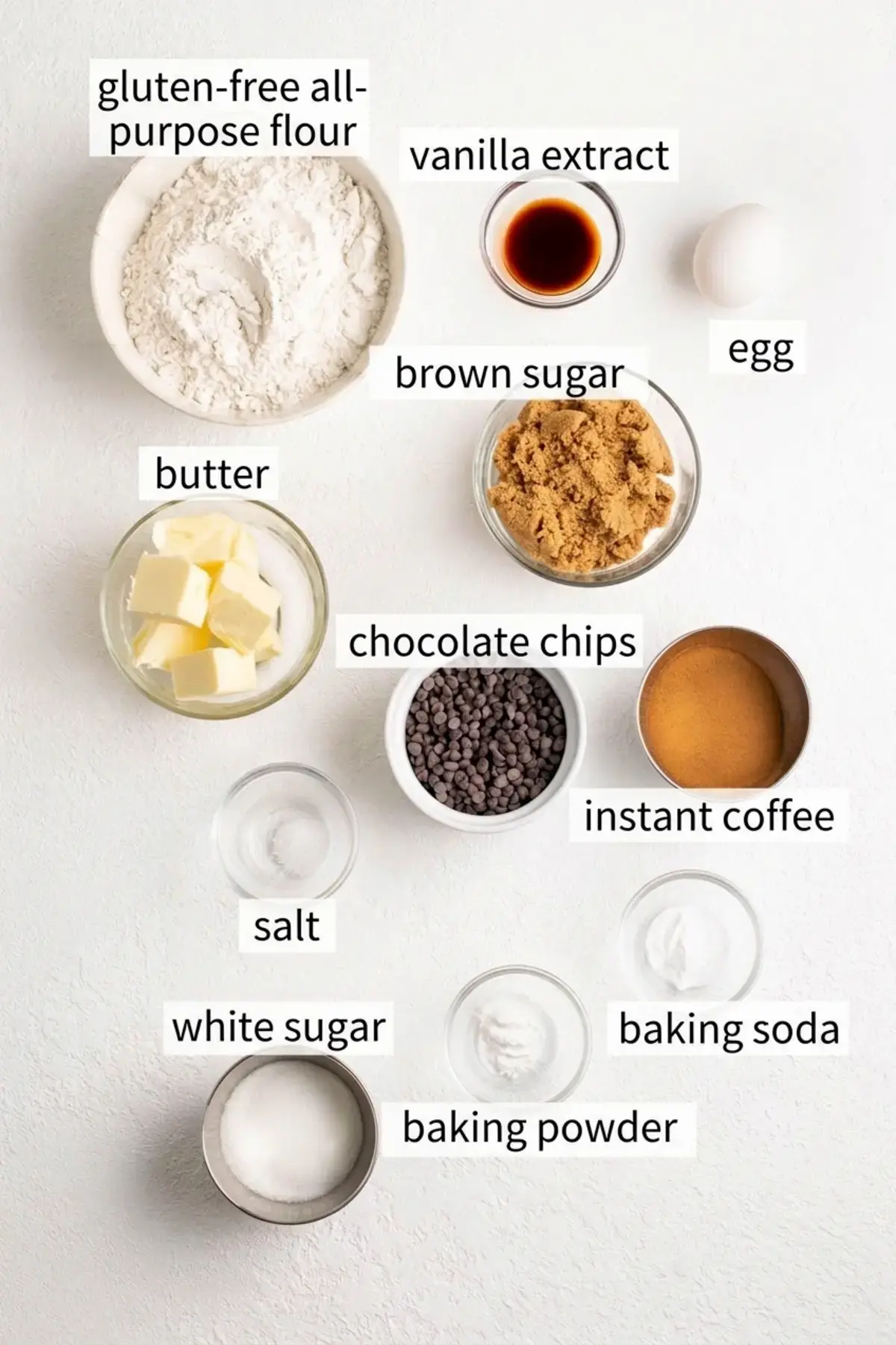 Coffee Cookies, Ingredients