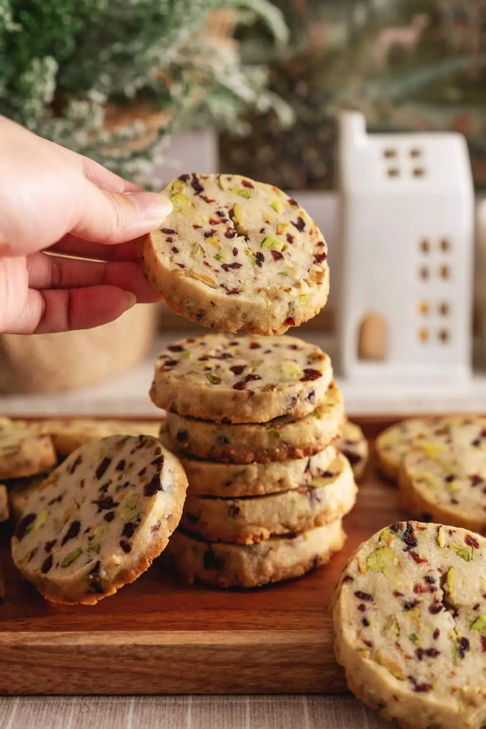 Cranberry Pistachio Shortbread Cookies Recipe For Holiday Baking 12 Cranberry Pistachio Shortbread Cookies, Ingredient Notes